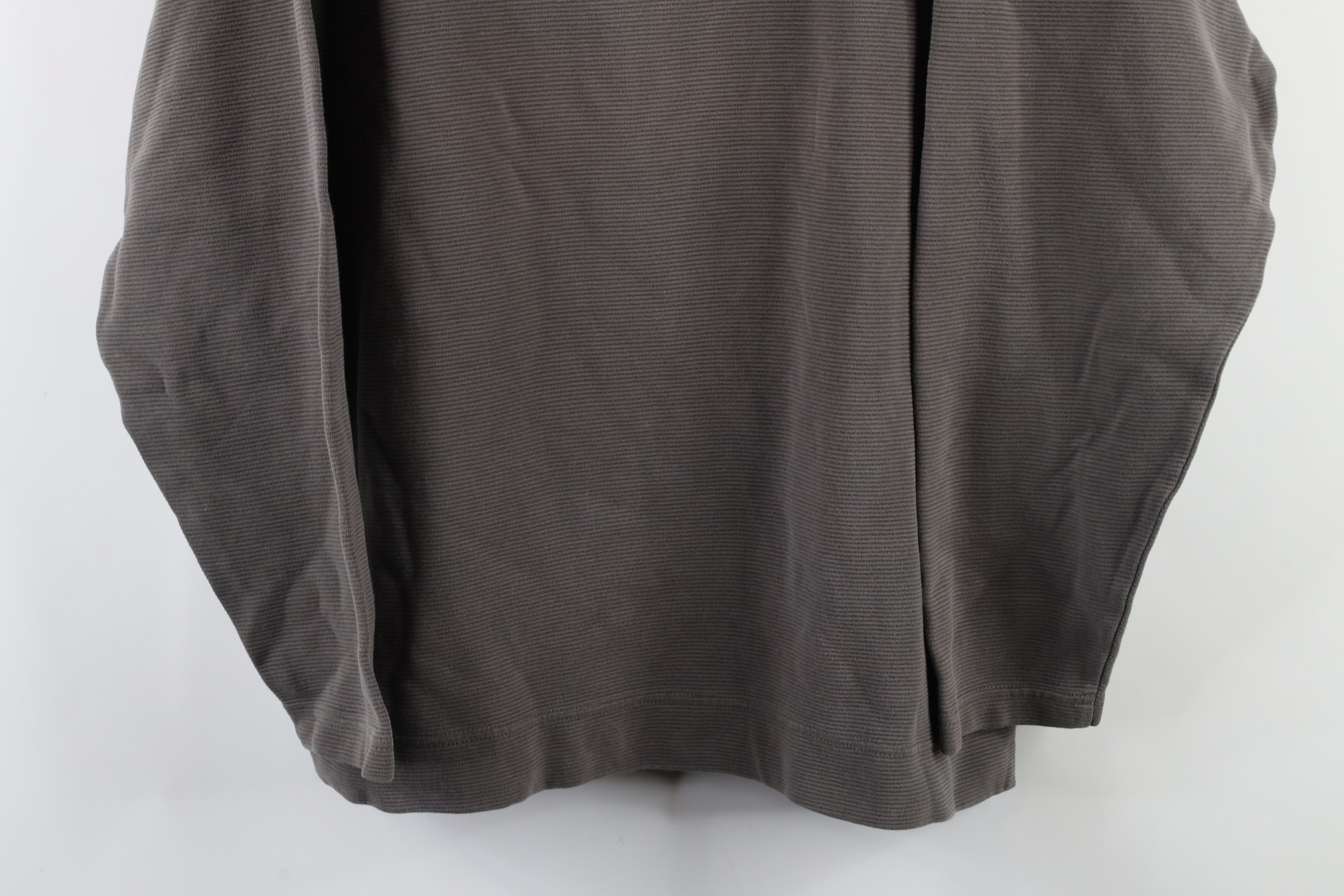 Vintage Vintage 90s Streetwear Heavyweight Ribbed Mock Neck T-Shirt Size US L / EU 52-54 / 3 - 3 Thumbnail