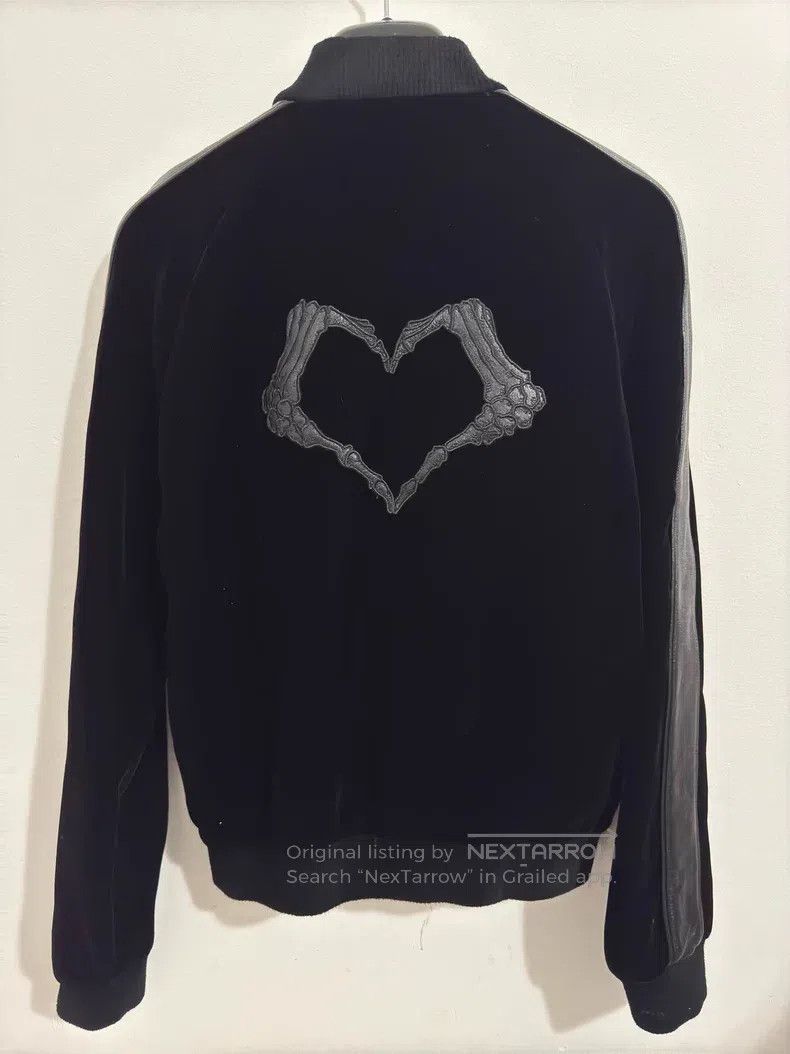 Saint Laurent Paris Saint Laurent Paris Skull and Heart Plaid Velvet Baseball Size US S / EU 44-46 / 1 - 2 Thumbnail