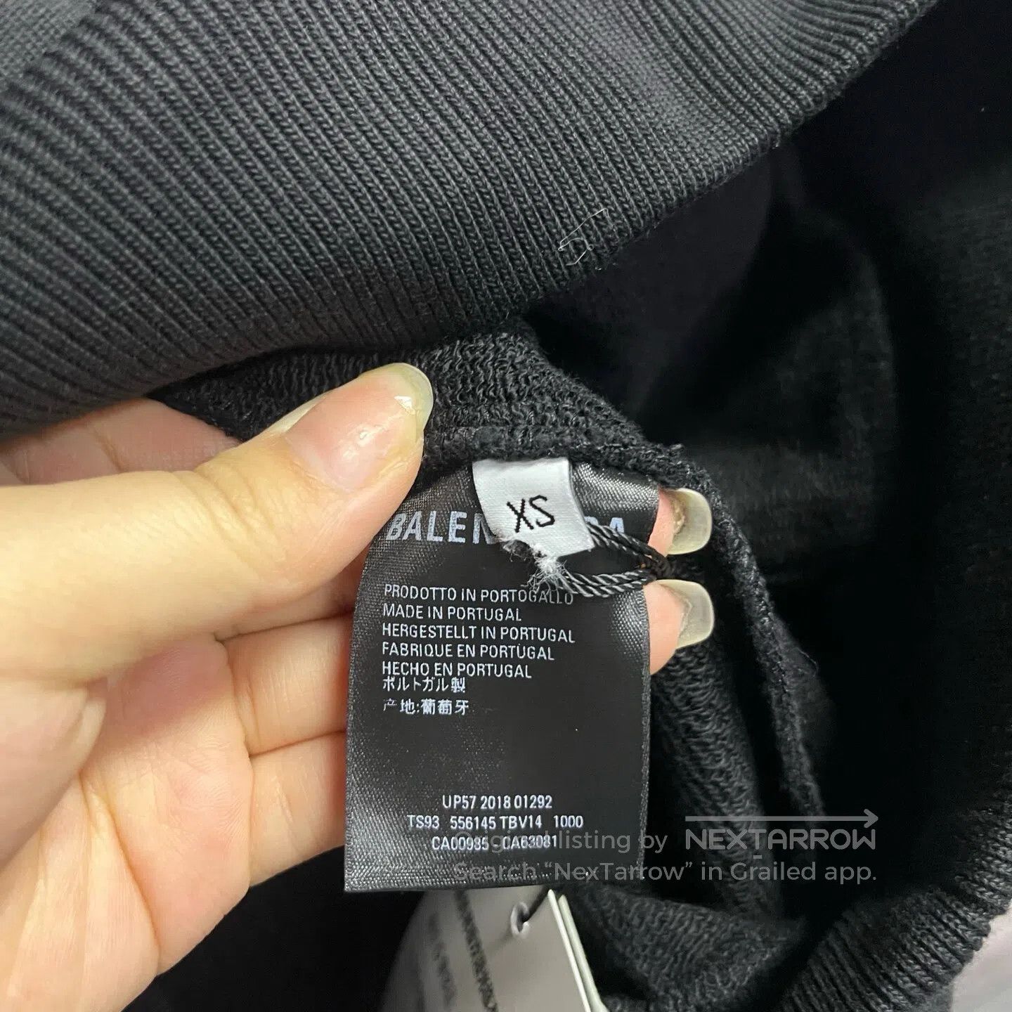 Balenciaga Balenciaga Logo-printed hooded sweatshirt| Size US XS / EU 42 / 0 - 2 Thumbnail