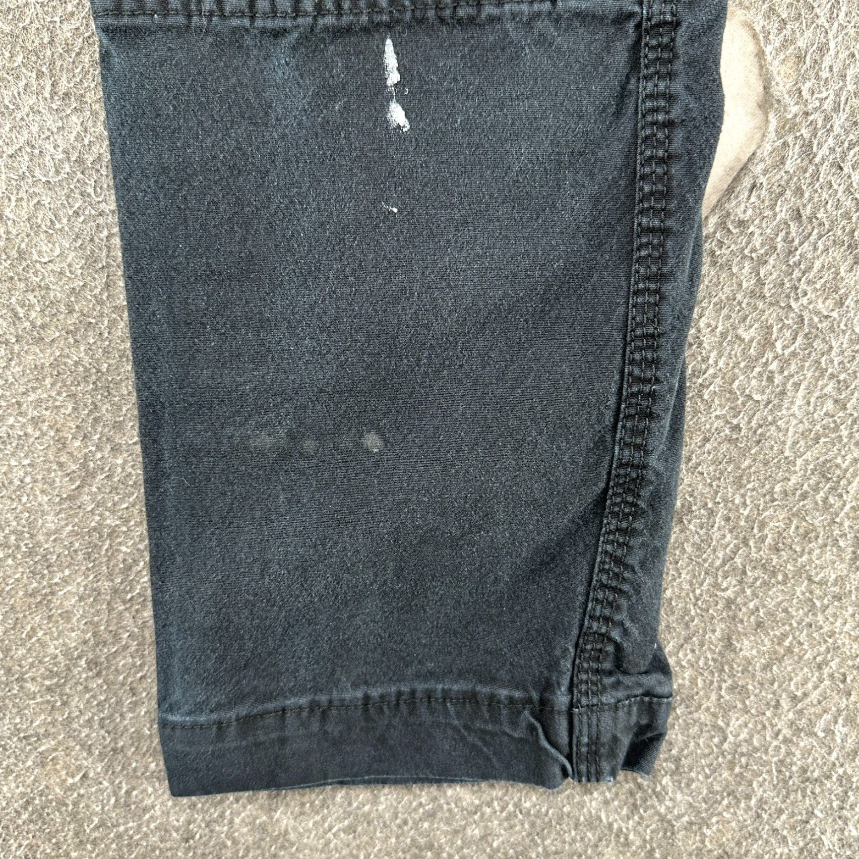 Vintage FXD Pants Mens 30x32 Black Canvas Cargo Straight Workwear Cotton WP-3 Utility Pants Size US 30 / EU 46 - 7 Thumbnail