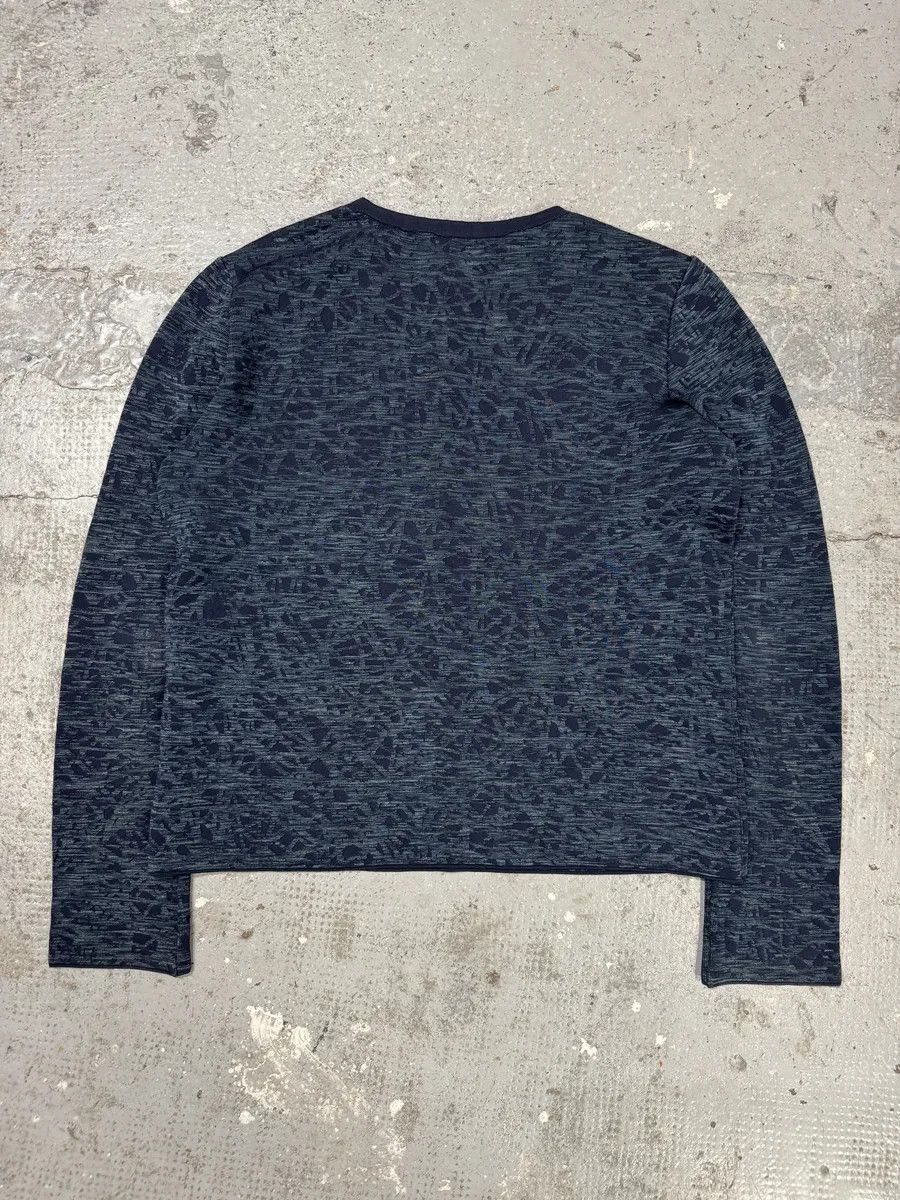 Balenciaga SS2013 Balenciaga Navy Textured Sweater by Nicolas Ghesquiere Size US XS / EU 42 / 0 - 2 Thumbnail