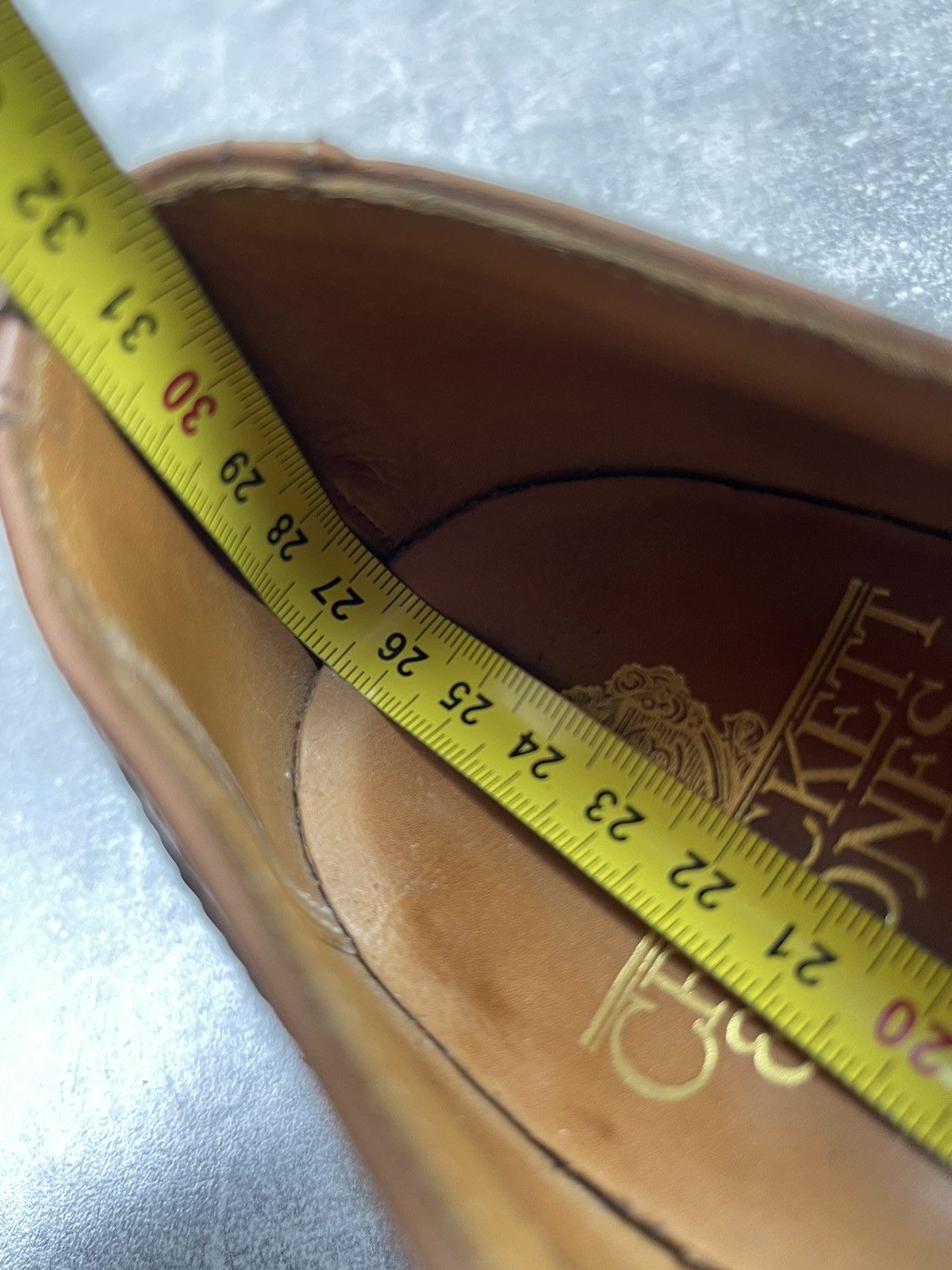 Crockett & Jones × English Laundry × Other UK Crockett & Jones Classic Brown Oxford Leather Shoes Size US 7.5 / EU 40-41 - 11 Thumbnail