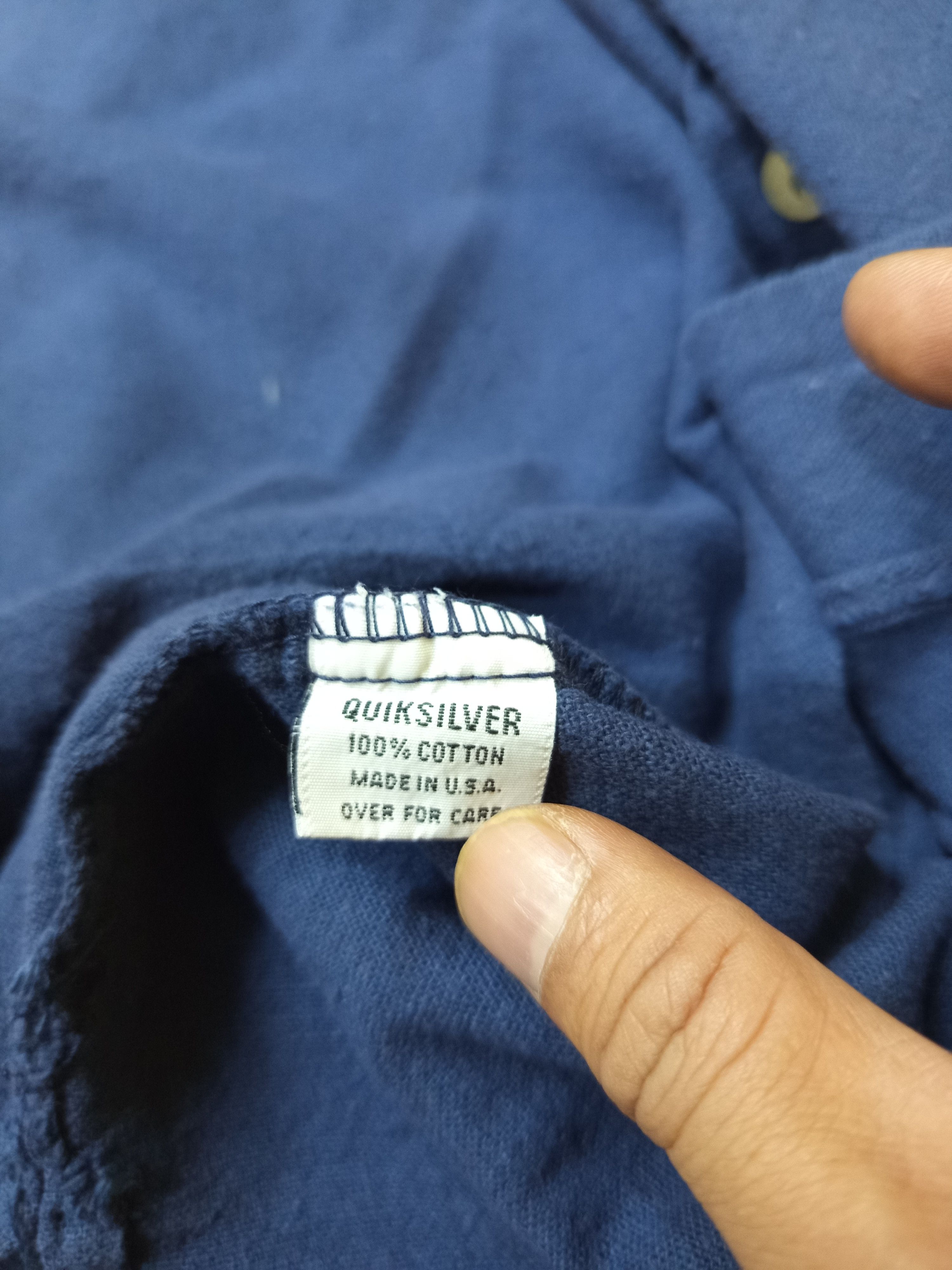 Quiksilver 1980s Quiksilver Made in USA Cotton Shirt Size US L / EU 52-54 / 3 - 8 Thumbnail