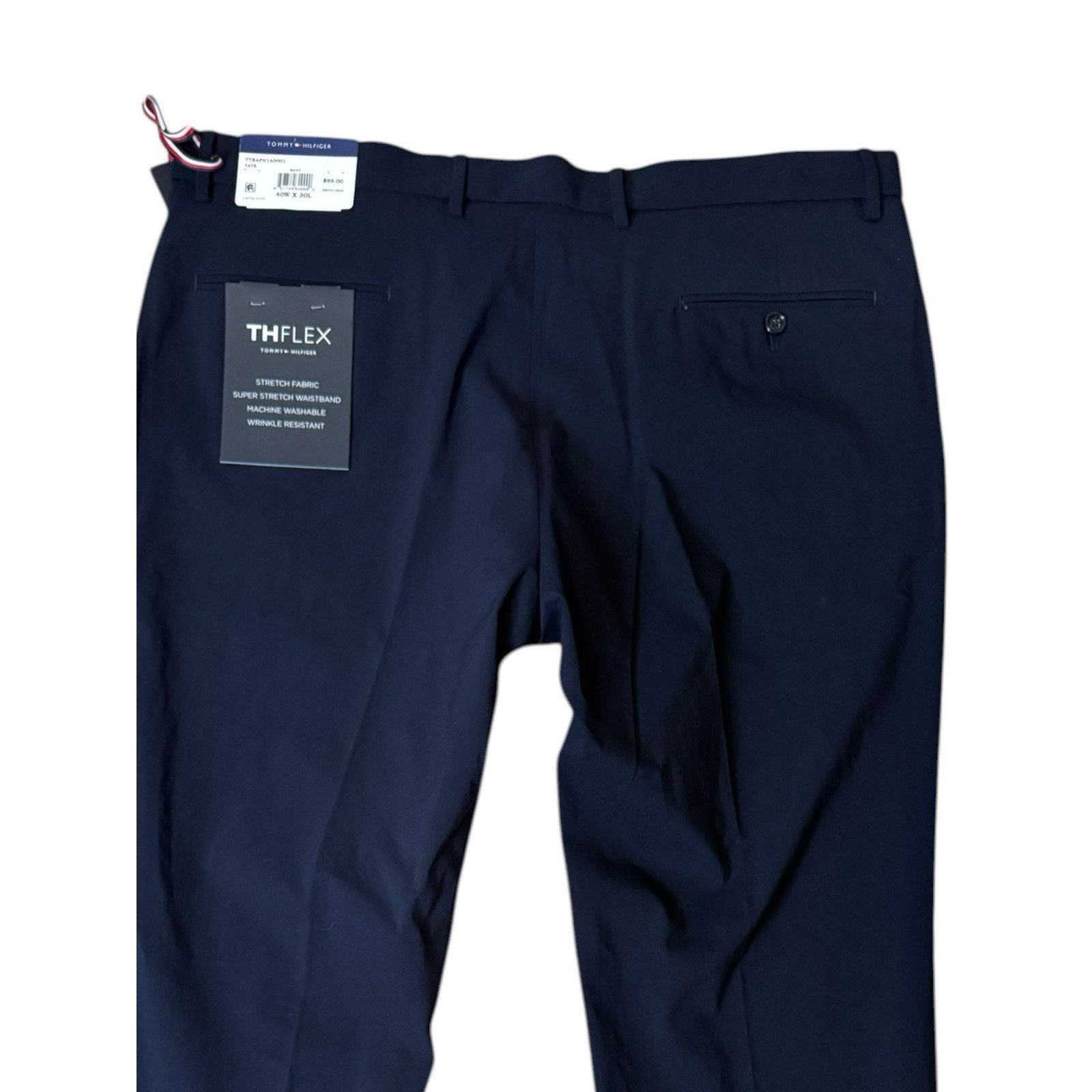 Tommy Hilfiger Tommy Hilfiger NEW Pants Straight Leg The Flex Stretch Blue Size US 40 / EU 56 - 5 Thumbnail