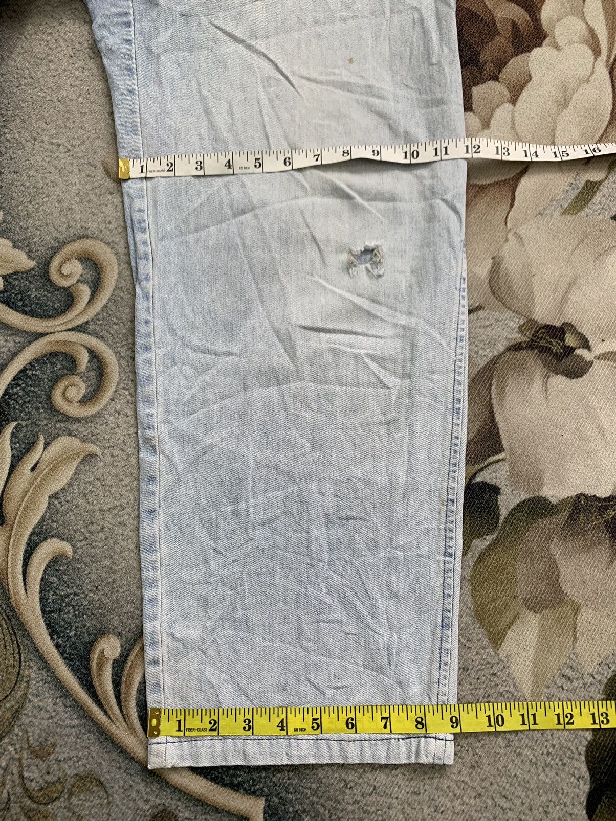 Polo Ralph Lauren Vtg Polo By Ralph Lauren Denim Pant Made in Usa Size US 33 - 18 Thumbnail