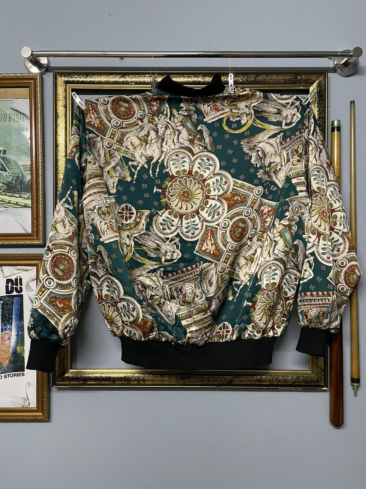 Vintage Rare 80s Vintage Designer Classic Greco-Roman Art Luxury Size US XL / EU 56 / 4 - 9 Thumbnail
