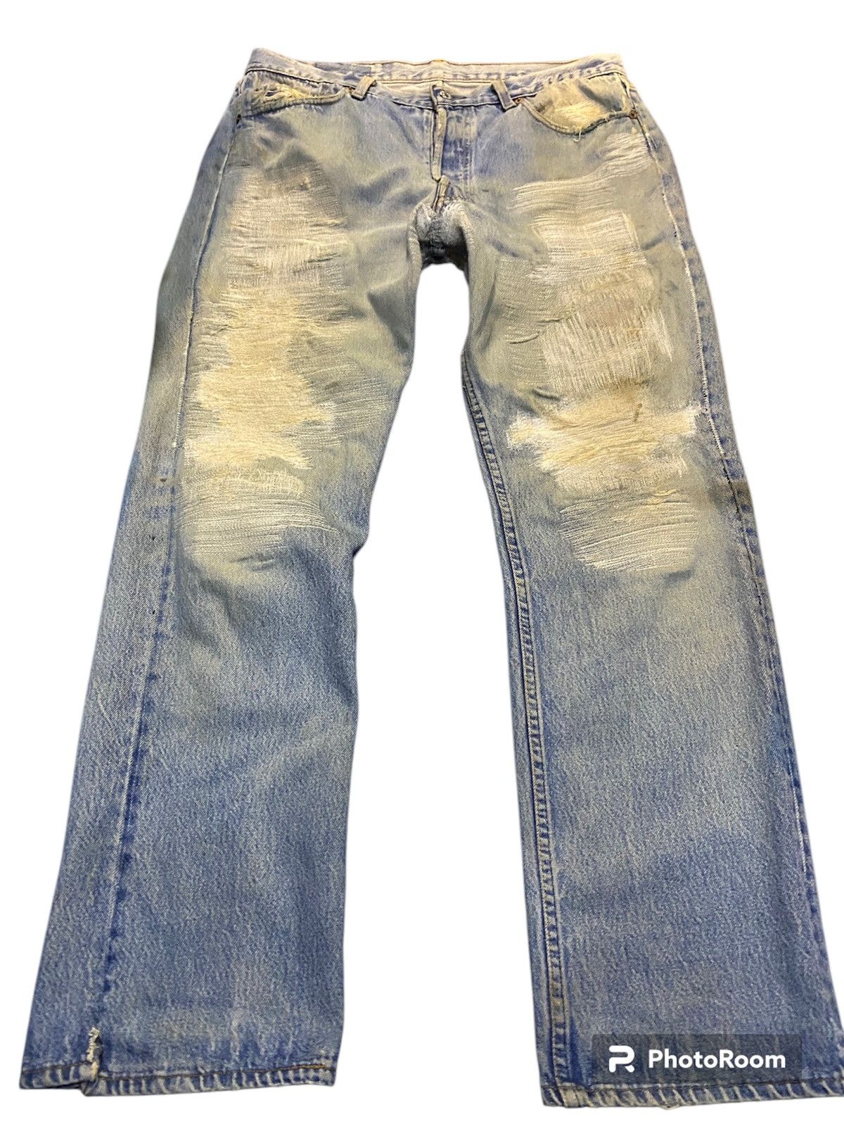 Levi's × Levi's Vintage Clothing × Vintage Levis vintage USA 🇺🇸 distressed Size US 35 - 1 Thumbnail
