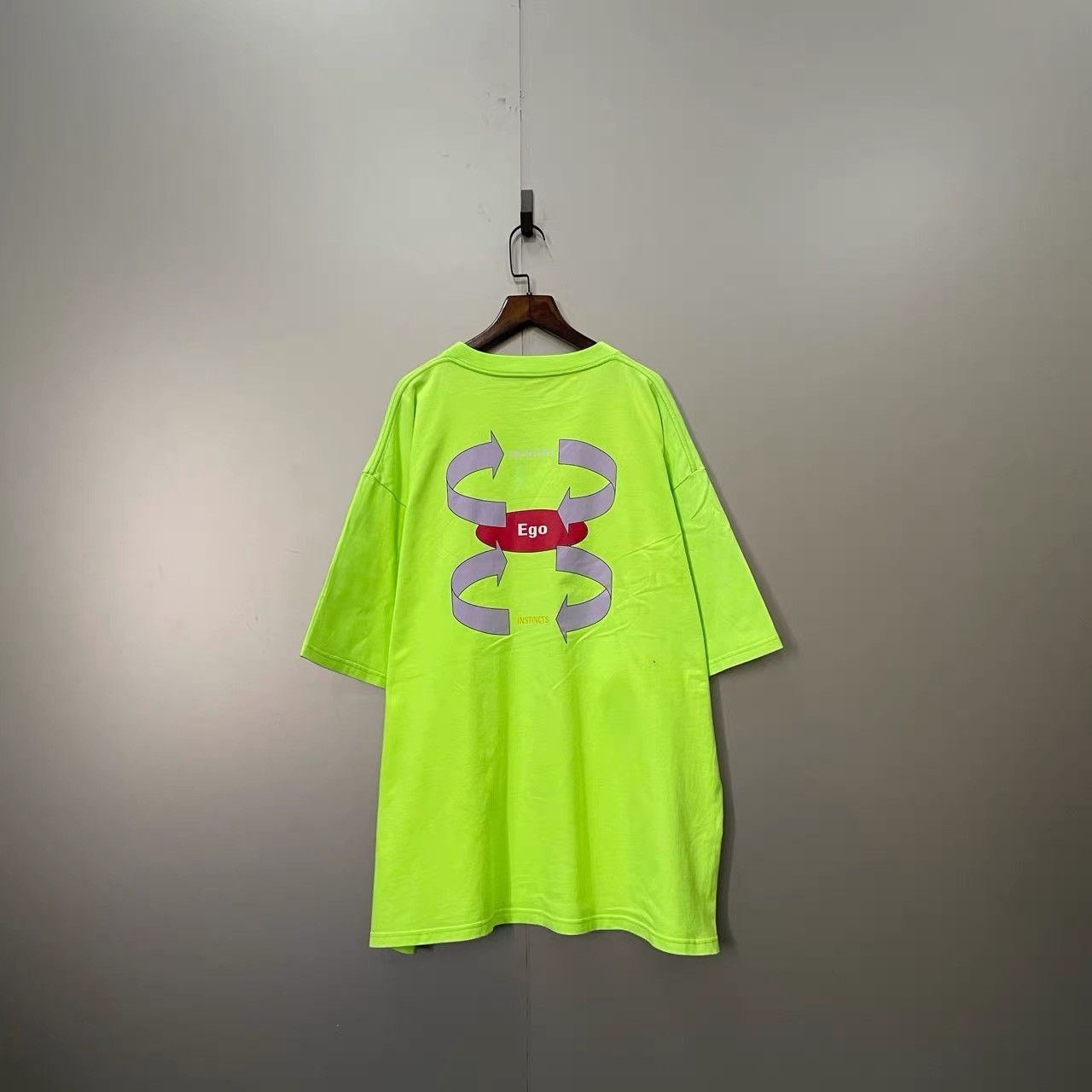 Balenciaga Balenciaga Green Embroidered Logo Short Sleeve K28 Size US XS / EU 42 / 0 - 1 Thumbnail