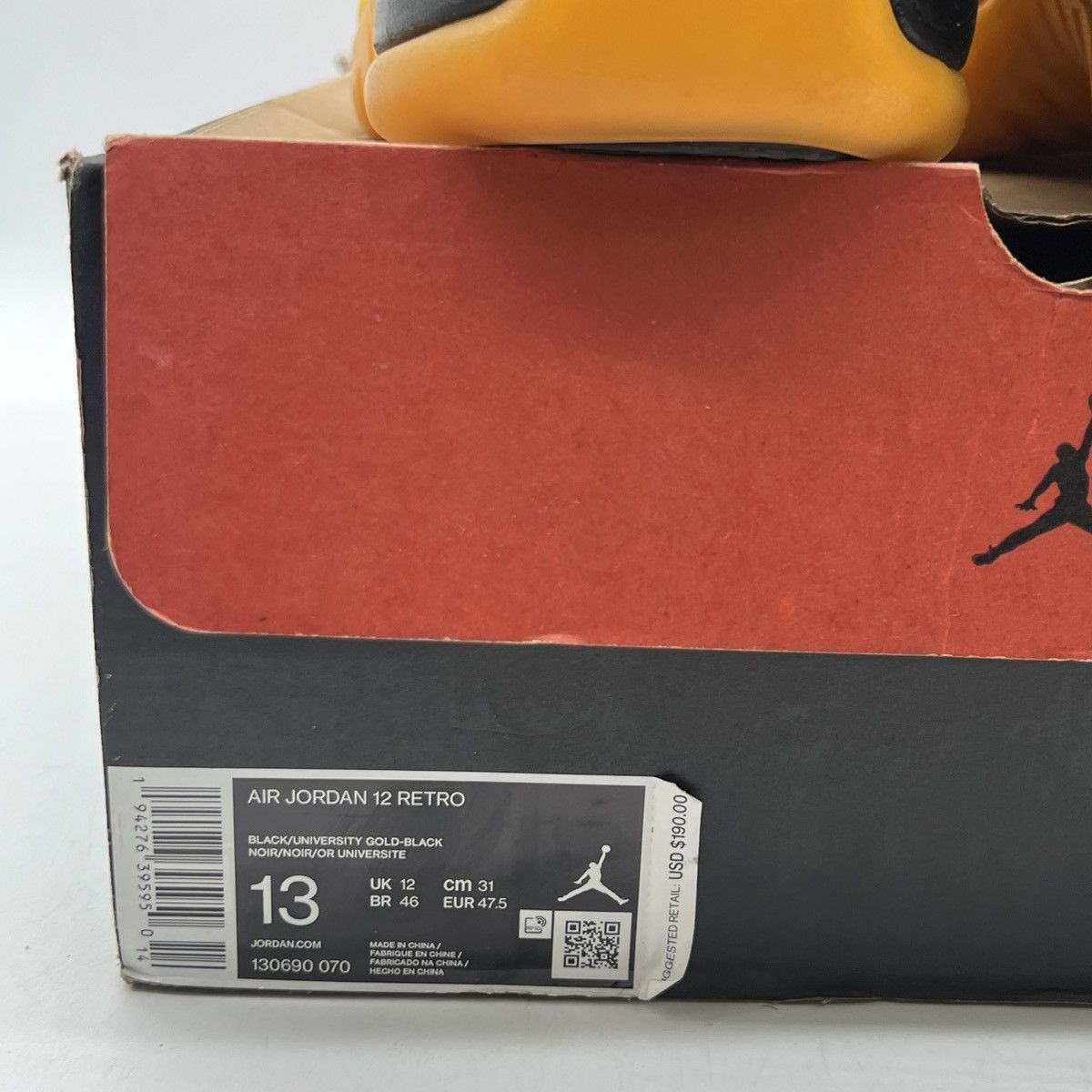 Jordan Brand Air Jordan 12 university gold Size US 13 / EU 46 - 6 Thumbnail