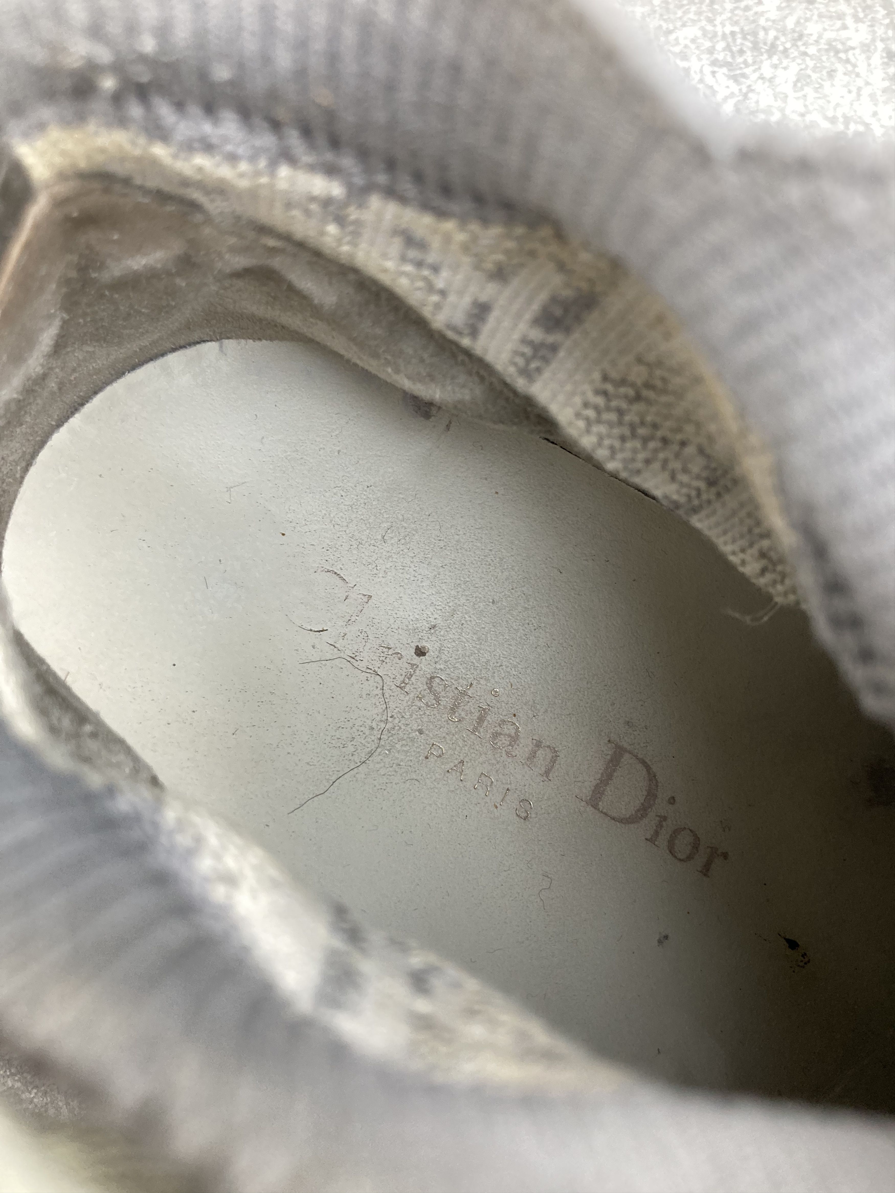 Dior Dior monogram logo Oblique Technical Mesh high sneakers Size US 7.5 / IT 37.5 - 11 Thumbnail