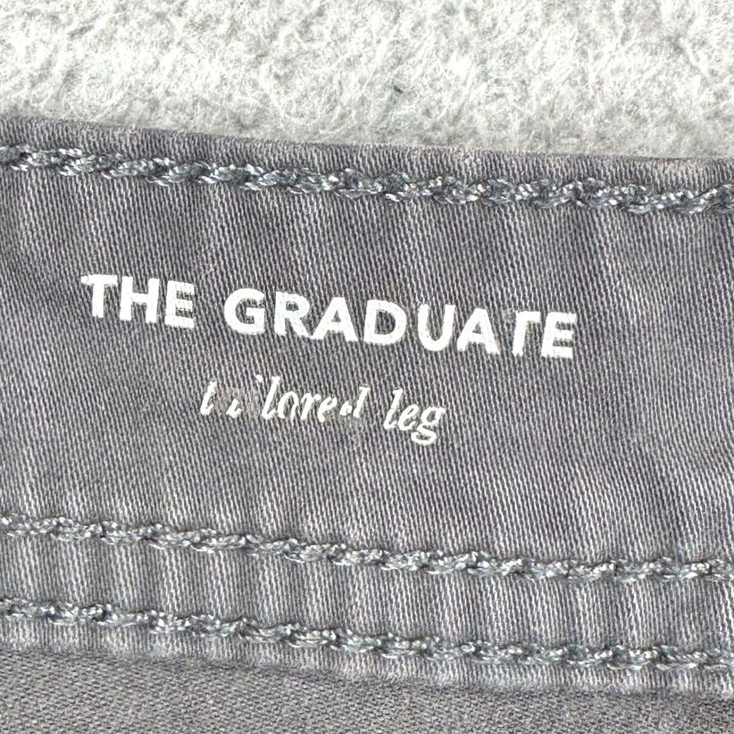 Vintage AG Adriano Goldschmied The Graduate Jeans Mens 40X34 Grey Straight Denim 5 Pocket Slim Stretch Vintage: No Mens Regular Size 40 Size US 40 / EU 56 - 5 Thumbnail