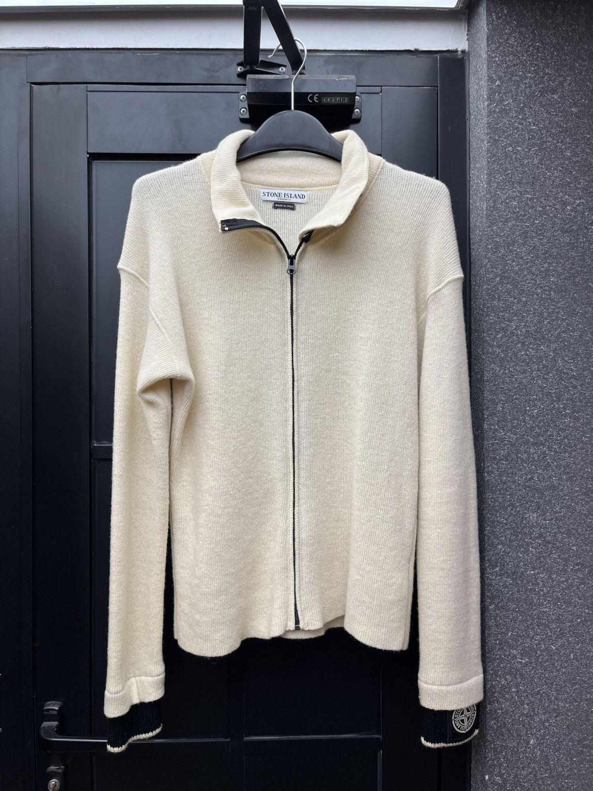 Stone Island Vintage stone island wool tracktop jacket Size S / US 4 / IT 40 - 1 Thumbnail