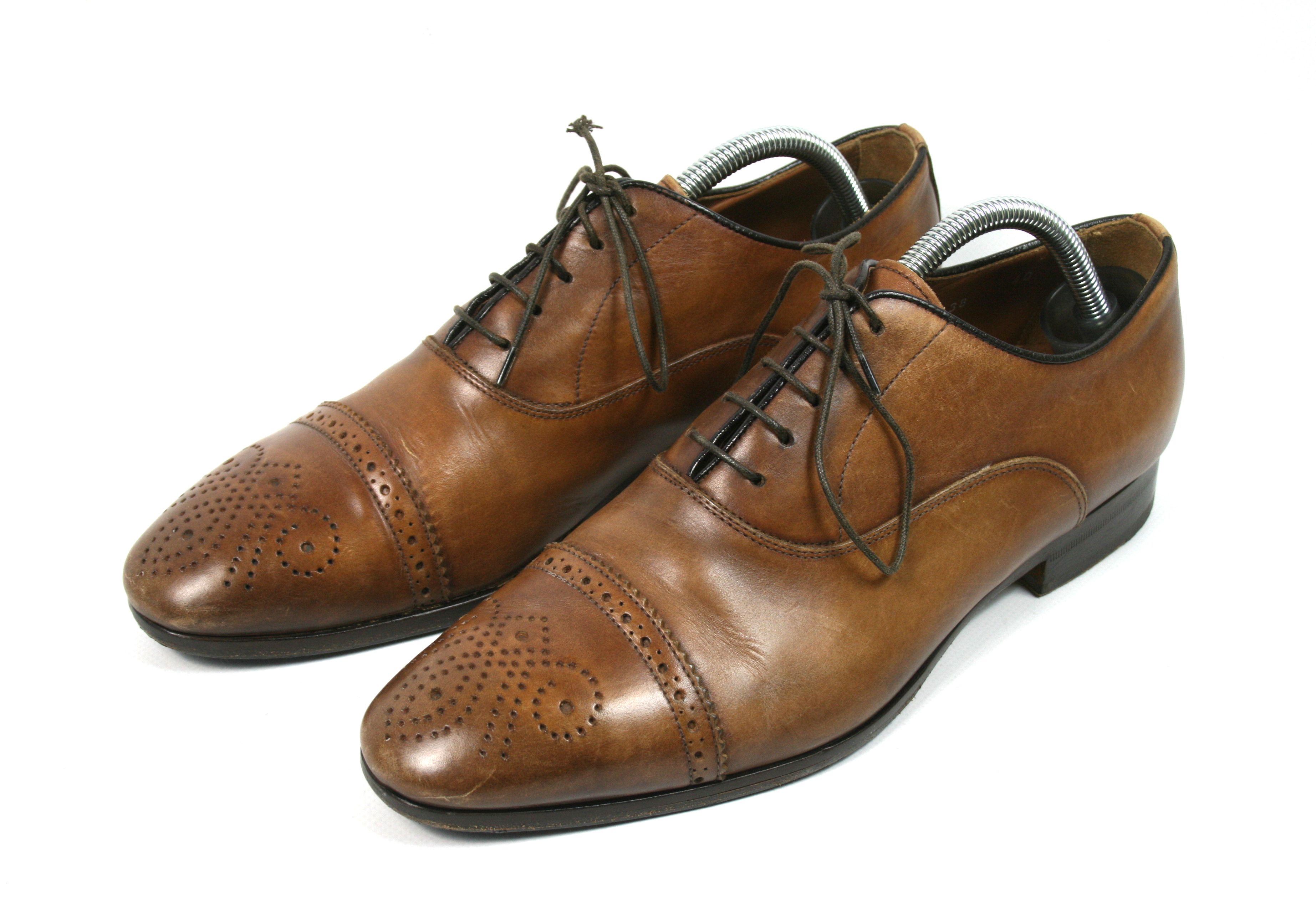 Doucal's Leather Oxford Shoes Size US 7 / EU 40 - 2 Thumbnail