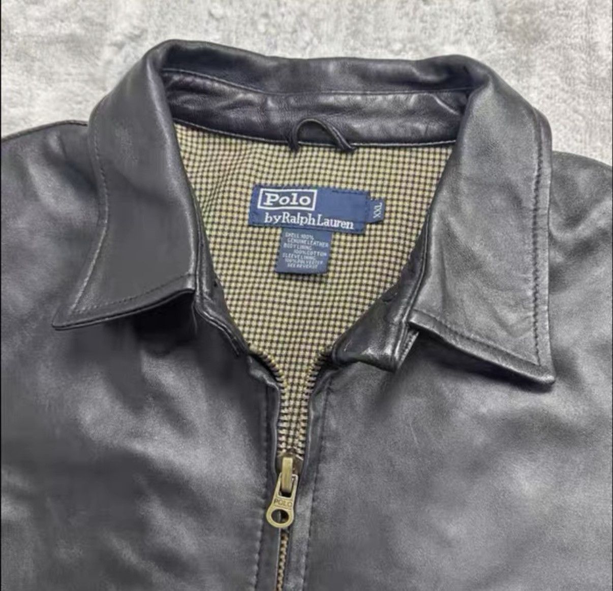 Polo Ralph Lauren Polo Ralph Lauren Lambskin Leather Vintage Jacket J40 Size US XXL / EU 58 / 5 - 3 Thumbnail