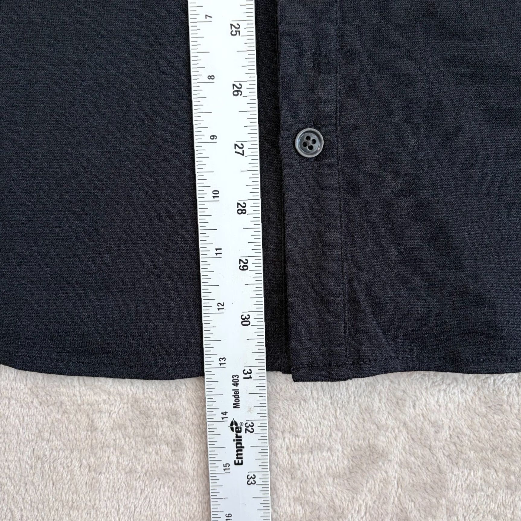 John Varvatos **John Varvatos Charcoal Silk Blend Men's Button-Up XL** User: John Varvatos Charcoal Silk Blend Men's Button-Up XL 95 Size US XL / EU 56 / 4 - 6 Thumbnail