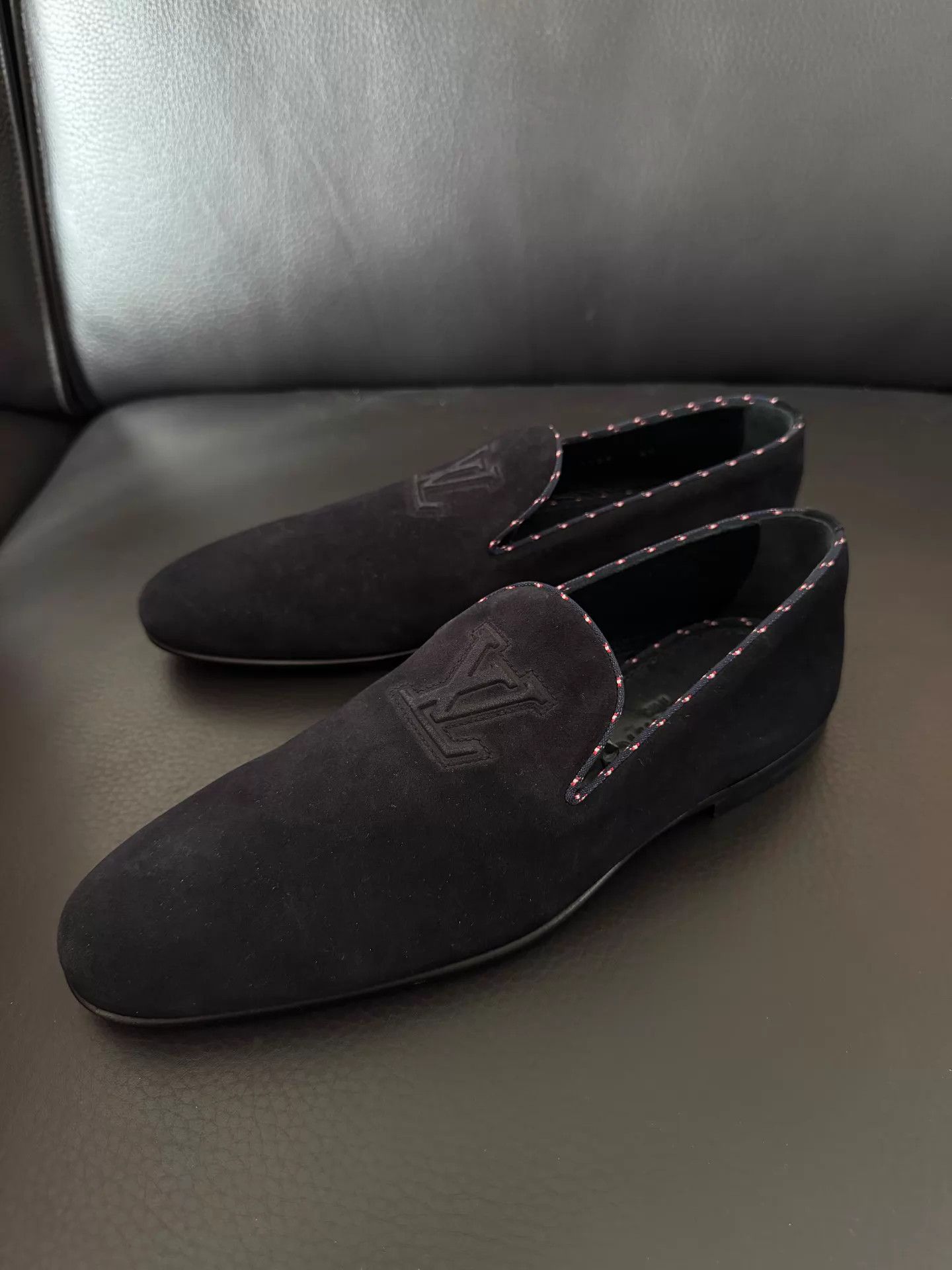 Louis Vuitton LV Deerskin Big Logo Men's Loafers 6.5UK/40.5EU Size US 7.5 / EU 40-41 - 1 Thumbnail