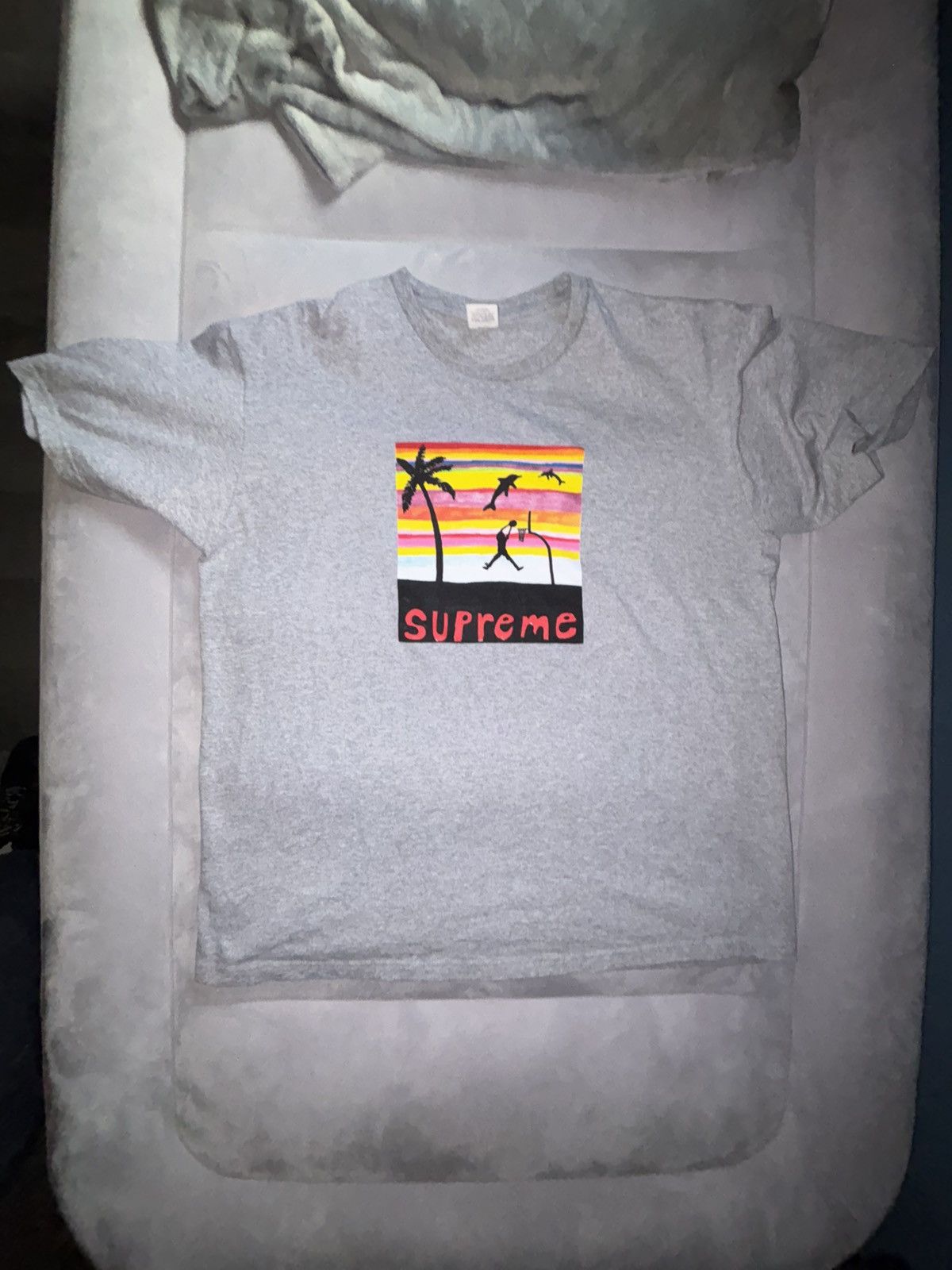 Supreme Supreme Maradona Tee SS24 Grey | Grailed