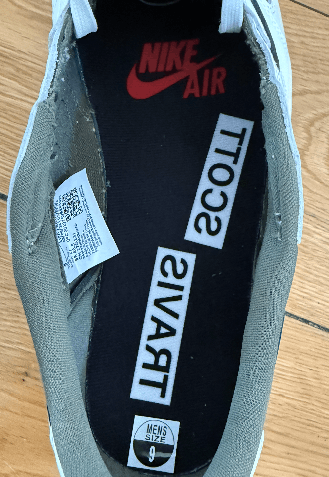 Nike × Travis Scott Air Jordan 1 Low OG SP Travis Scott Medium Olive Size US 9 / EU 42 - 7 Thumbnail