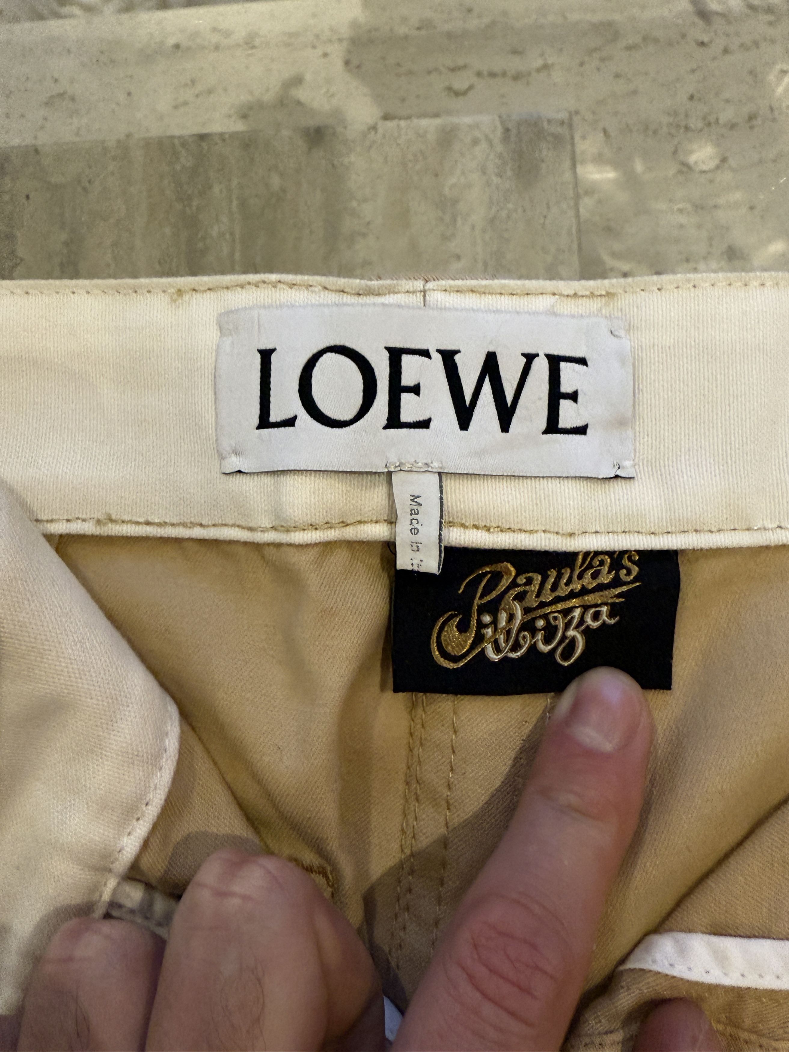 Loewe Cotton Khaki Pant Size US 30 / EU 46 - 4 Thumbnail