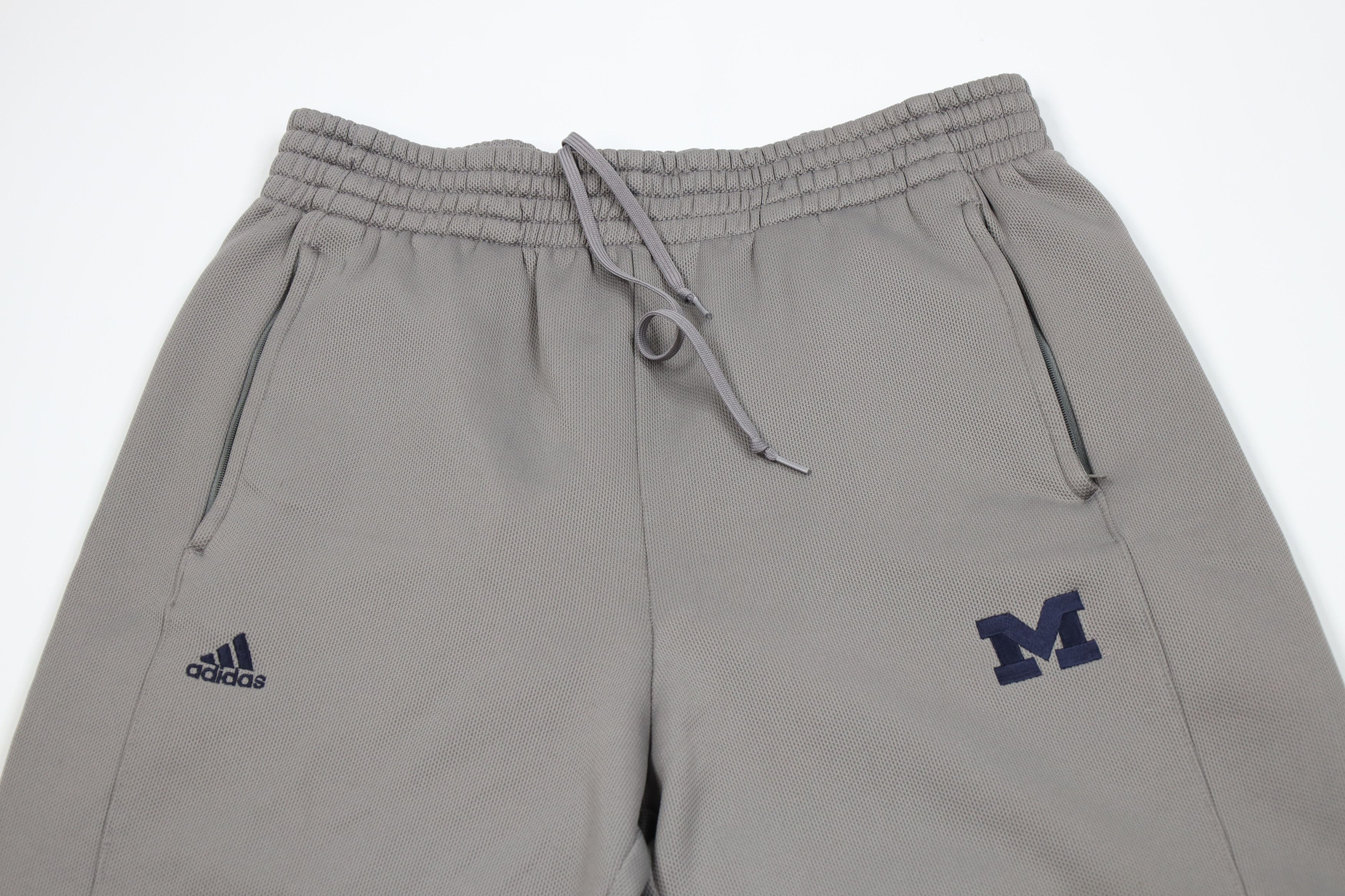 Adidas Vintage Y2K Adidas University of Michigan Wide Leg Pants Size US 36 / EU 52 - 2 Thumbnail