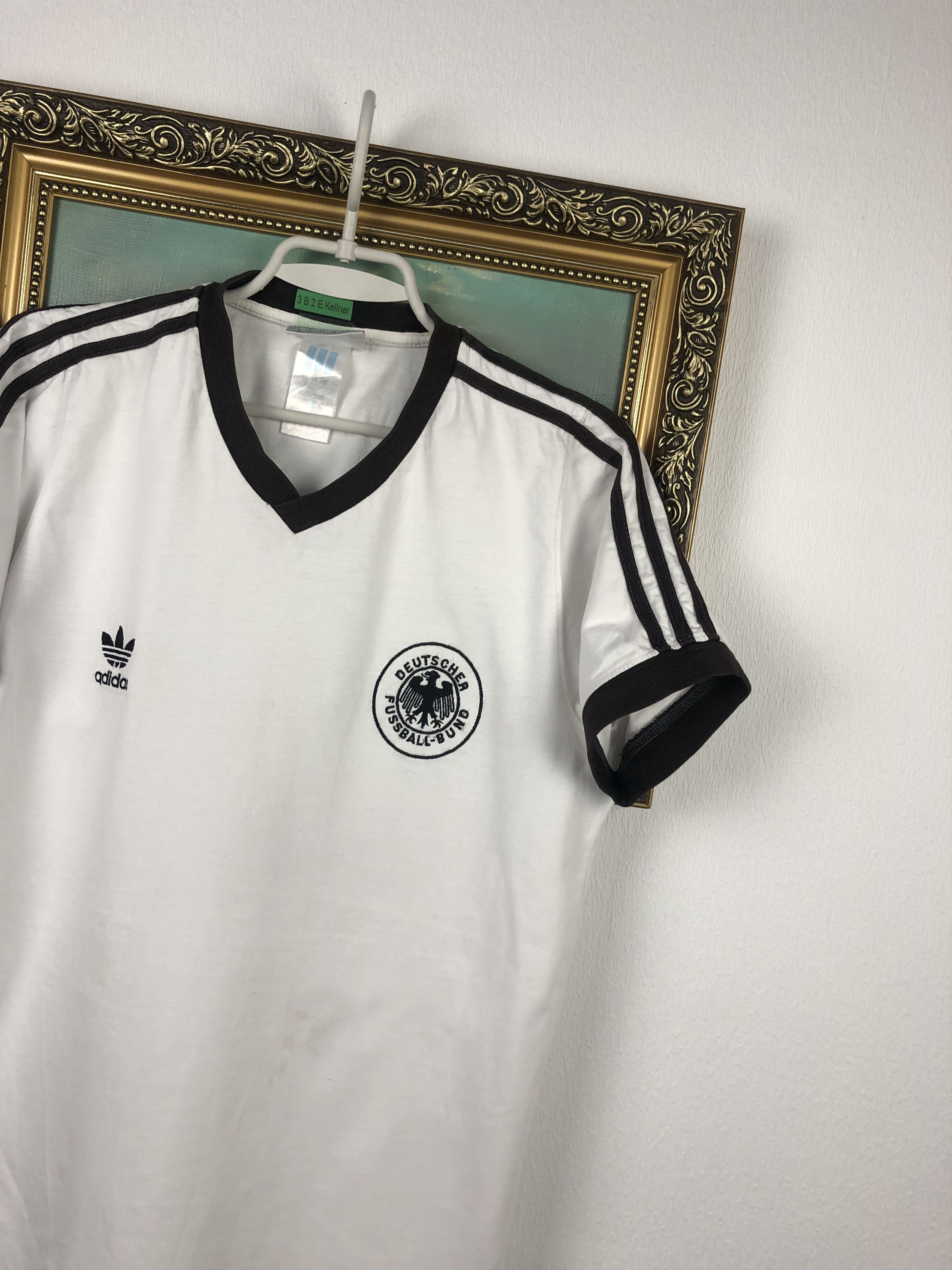 Adidas Vintage 90's Adidas Football Shirt Soccer Tee Rare Jersey Size US M / EU 48-50 / 2 - 4 Thumbnail