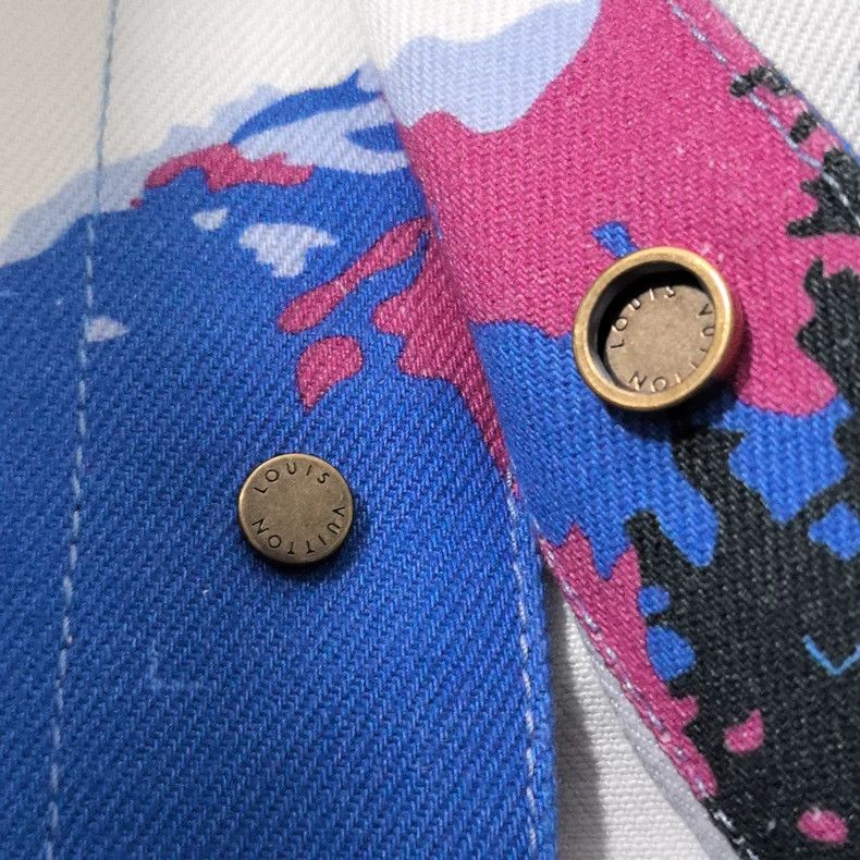 Louis Vuitton Louis Vuitton FW22 Monogrammed Landscape Printed Denim Shor Size US S / EU 44-46 / 1 - 6 Thumbnail