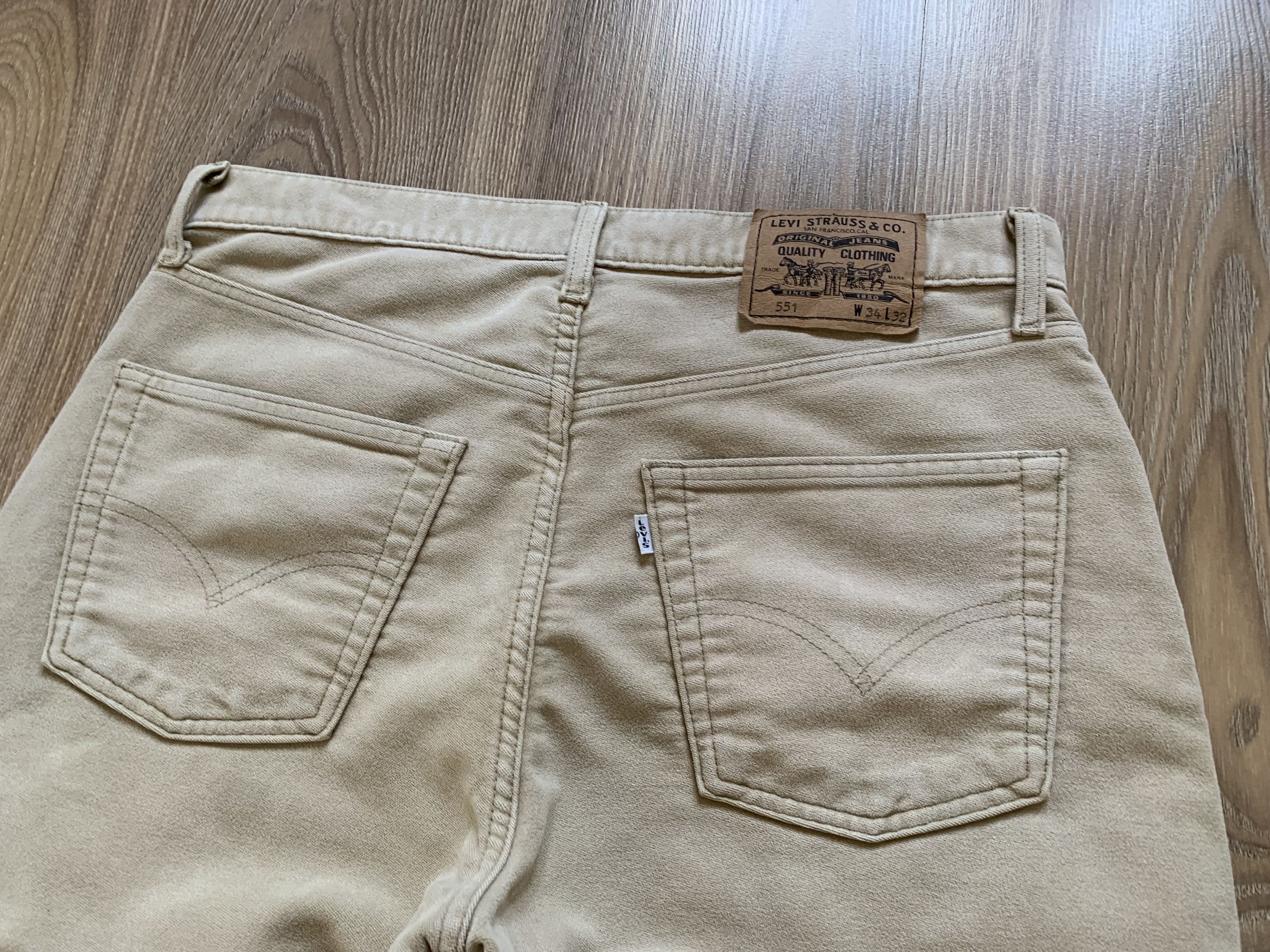 Levi's × Levi's Vintage Clothing × Vintage Levi's 551 Vintage Men's Pants Trousers Size US 34 / EU 50 - 5 Thumbnail