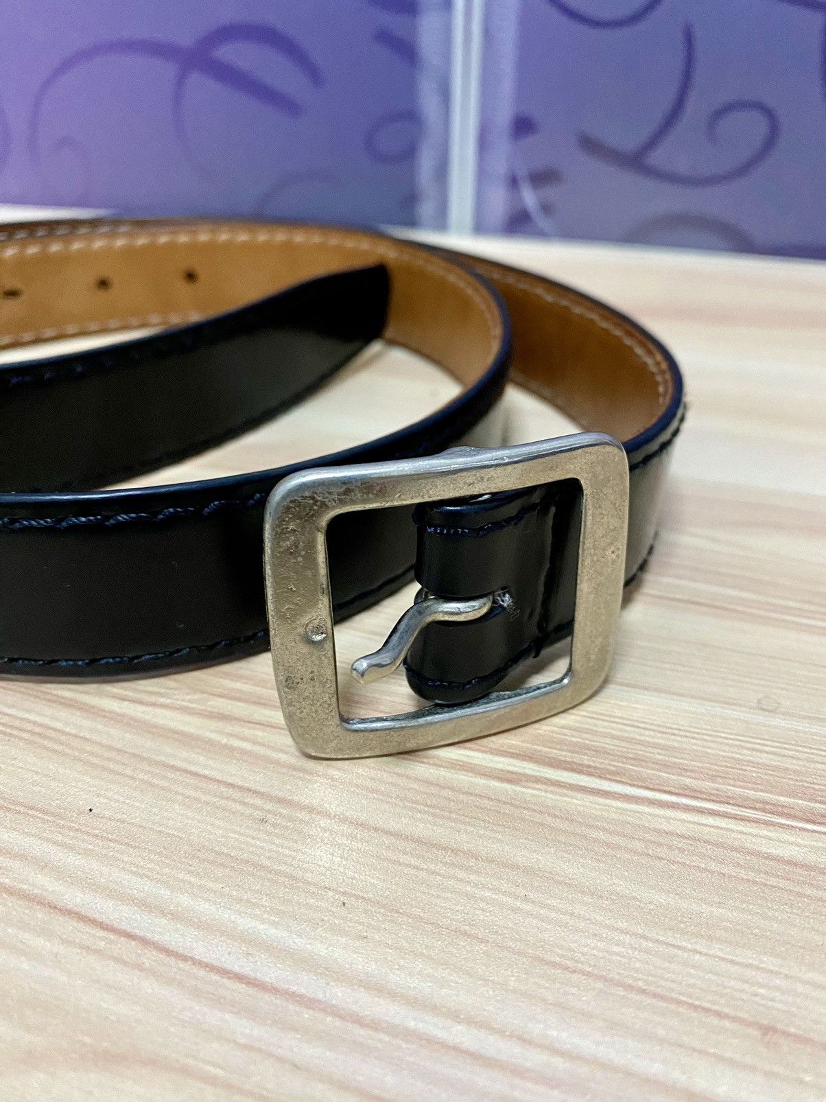 Comme des Garcons Junya watanabe Comme des garcons black leather belt Size ONE SIZE - 5 Thumbnail