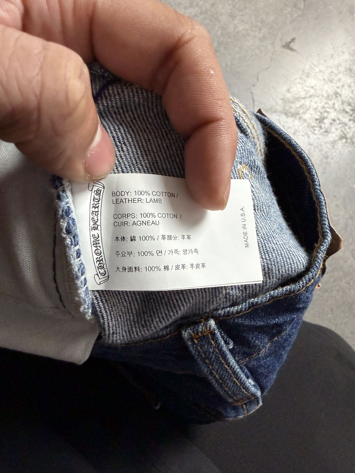 Chrome Hearts Chrome Hearts Levis 517 Cross Patch Dark Wash Jeans Size US 36 / EU 52 - 16 Thumbnail