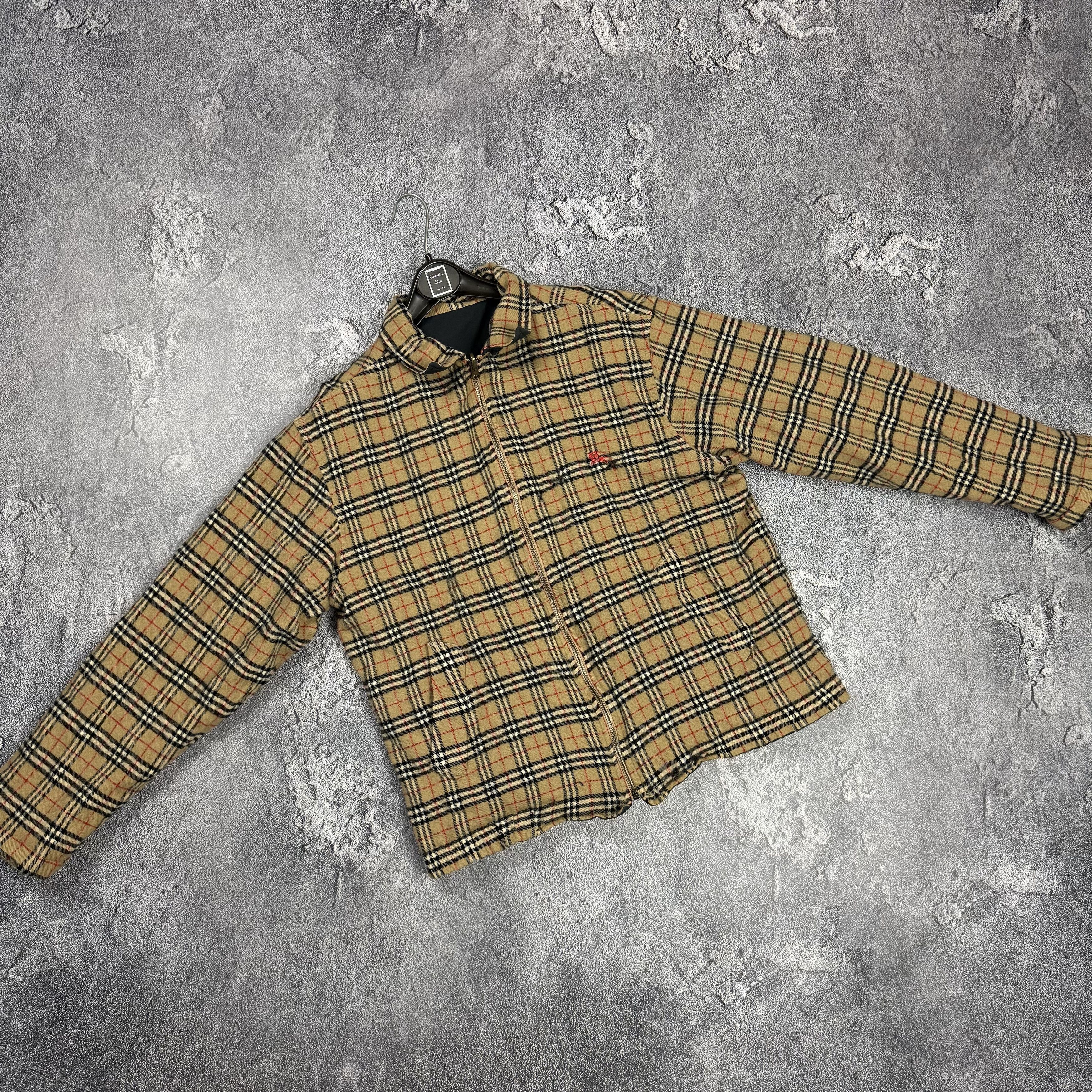 Burberry Vintage Burberrys 90s Nova Check Reversible Zip Up Jacket Size US S / EU 44-46 / 1 - 1 Thumbnail