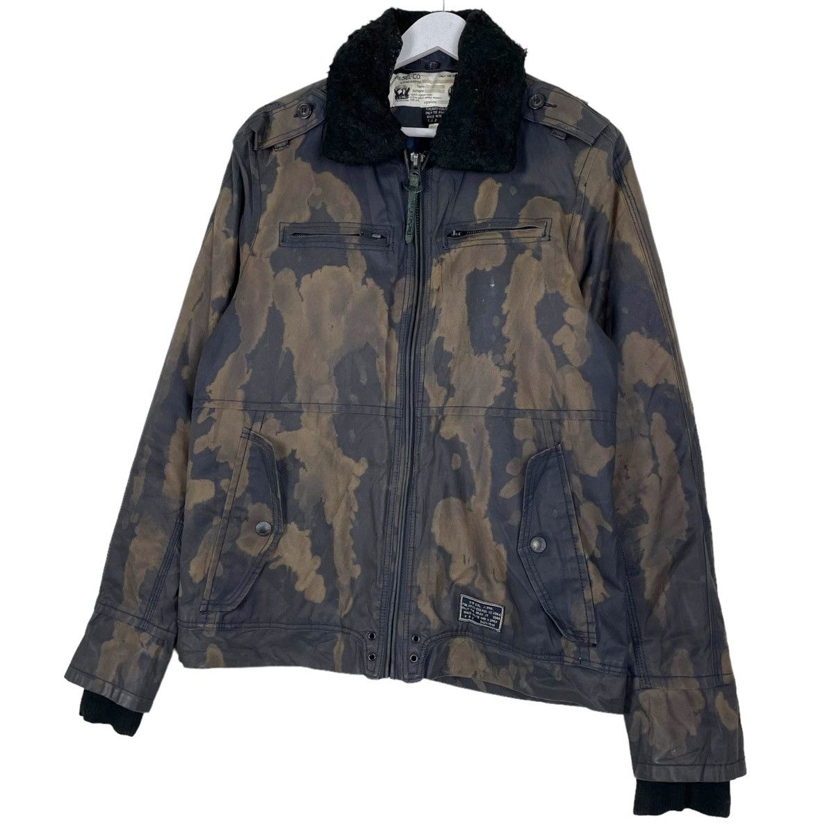 Diesel 💥 DIESEL WAXED BIKER JACKET Size US M / EU 48-50 / 2 - 3 Thumbnail