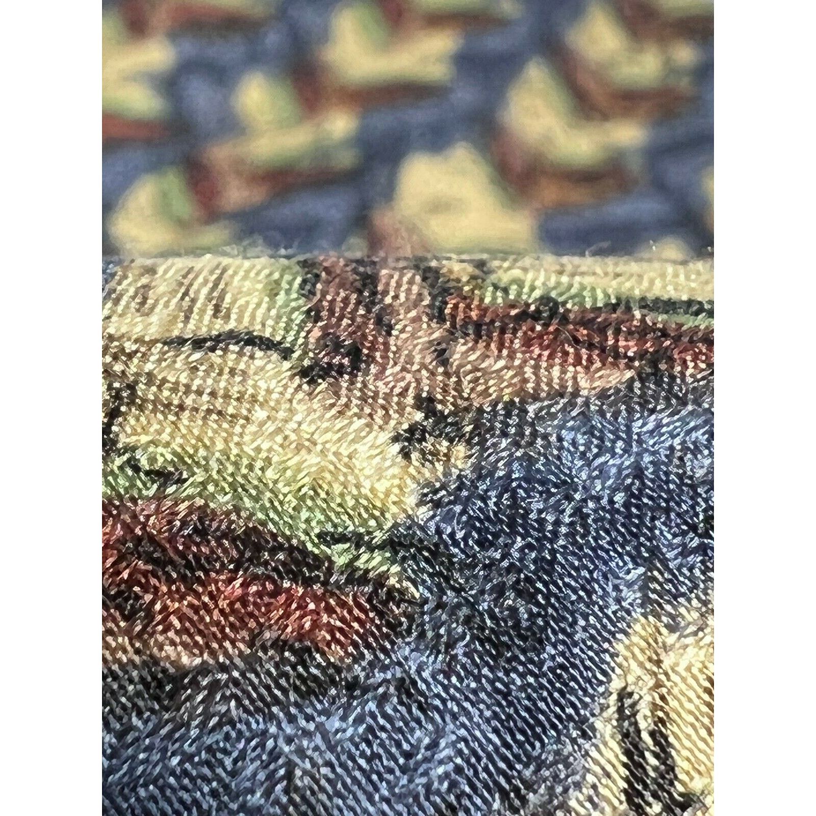 Other Jerry J Garcia Blue Classic Striped 100% Silk Necktie Tie Size ONE SIZE - 5 Thumbnail