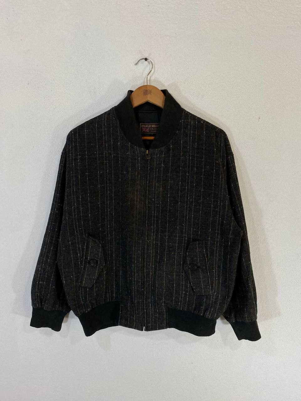 Japanese Brand stanley williams wool bomber jacket nice design Size US S / EU 44-46 / 1 - 1 Thumbnail