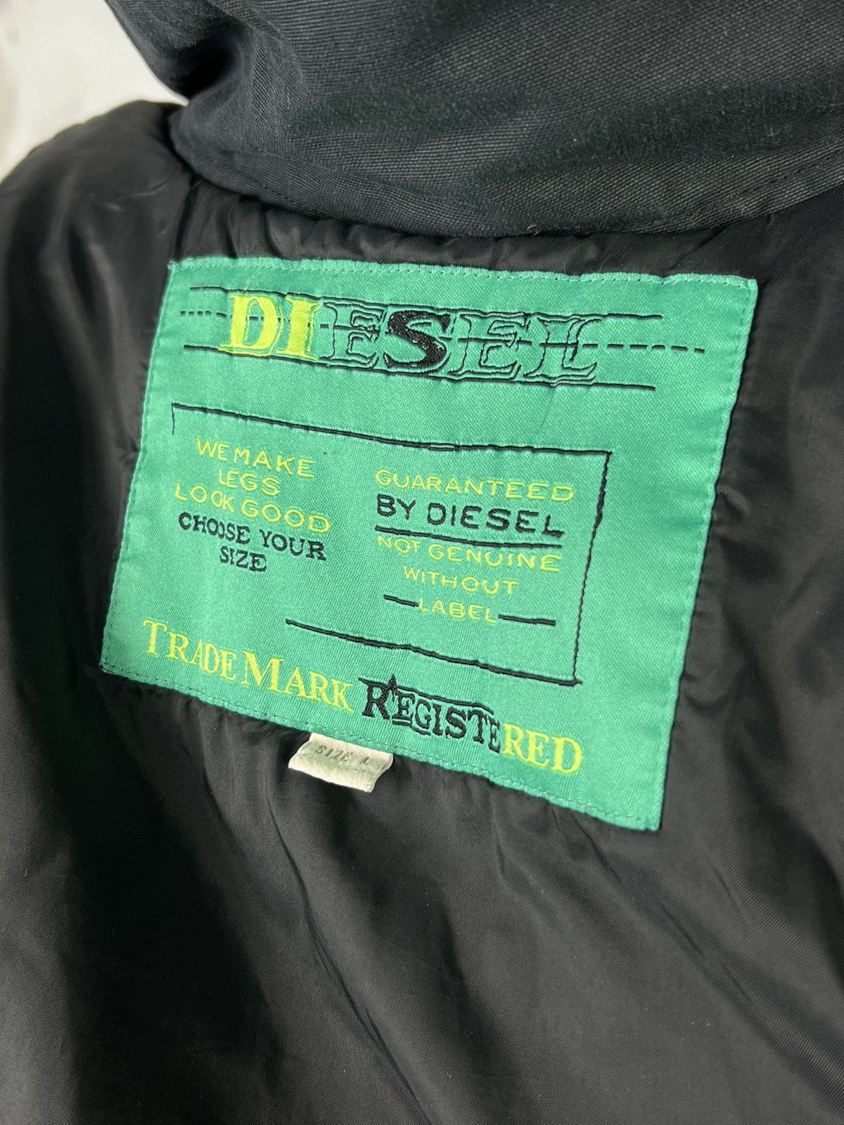 Diesel Vintage Diesel Custom Hooded Jacket Utility Coat Size M - L Size US S / EU 44-46 / 1 - 9 Thumbnail