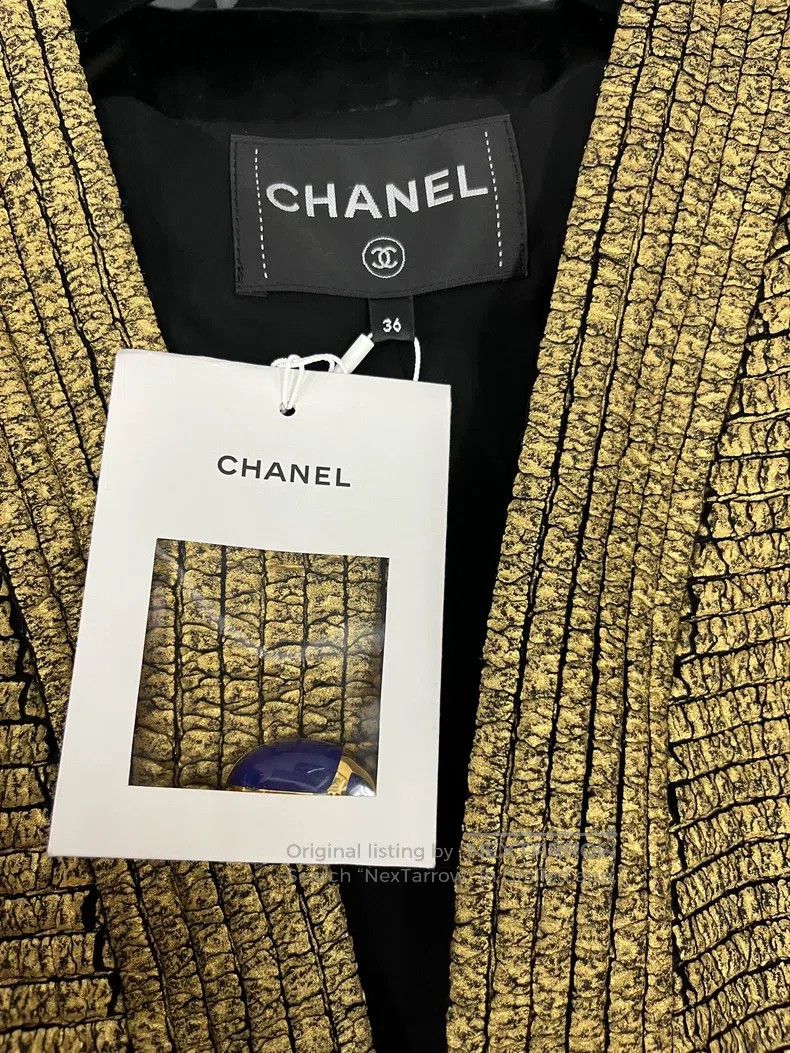Chanel Chanel Egyptian series holy beetle gold coat Size XS / US 0-2 / IT 36-38 - 4 Thumbnail
