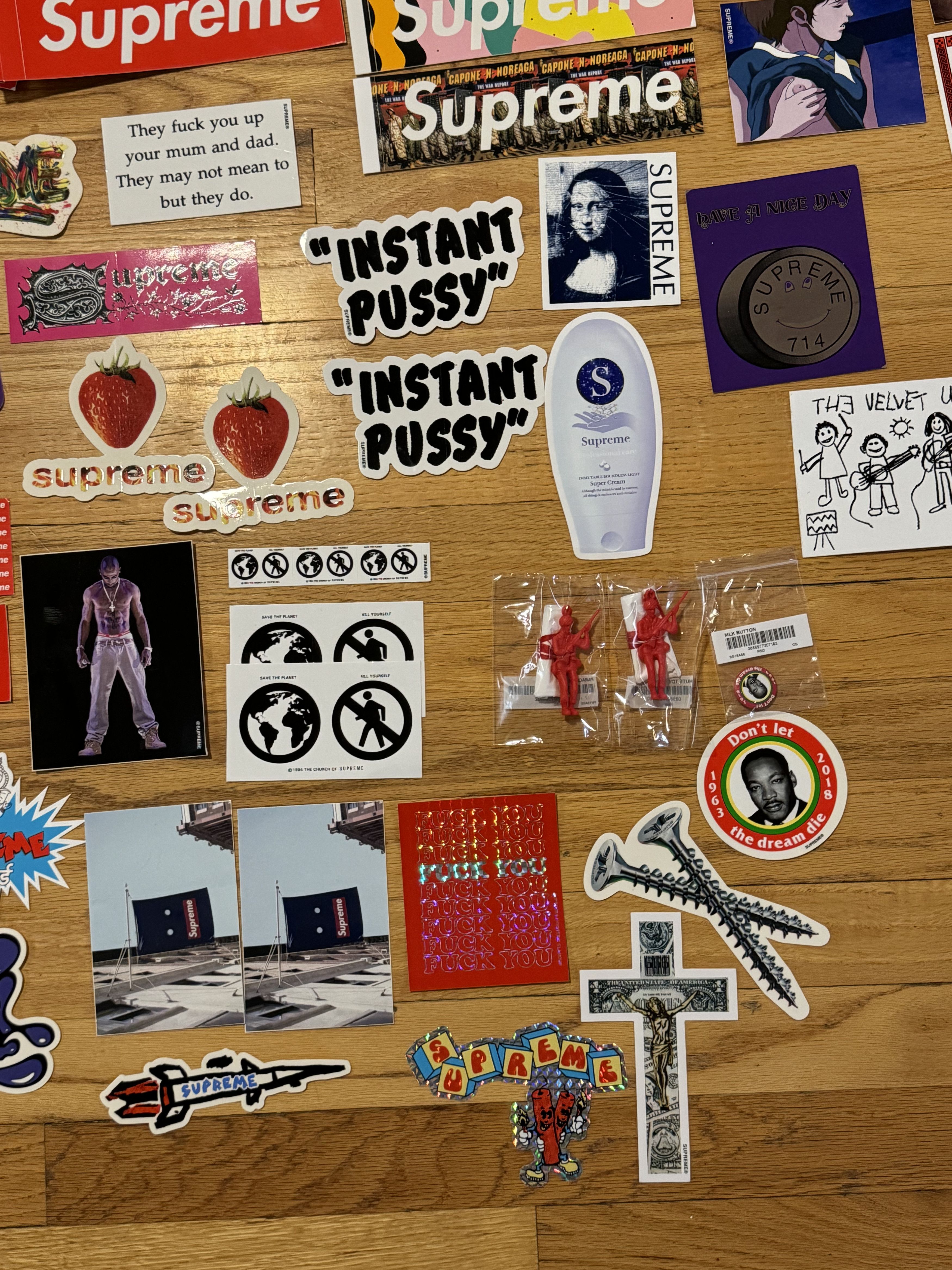 Supreme Vintage Supreme Sticker Collection – 42+ Box Logos + Rares Size ONE SIZE - 10 Thumbnail