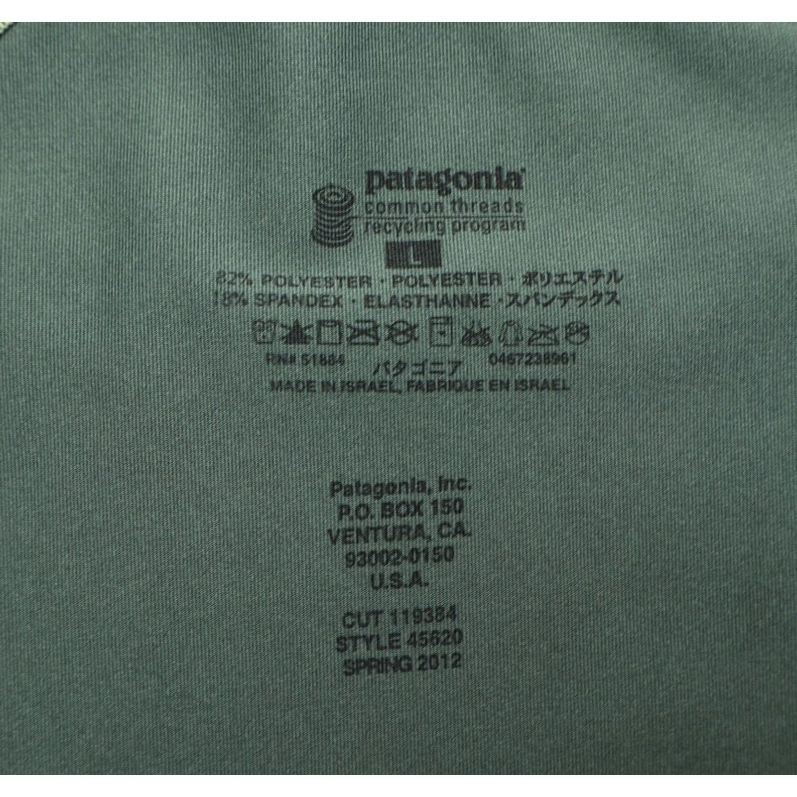 Patagonia Patagonia Men's Long Sleeve Baselayer Pullover Green SZ L Size US L / EU 52-54 / 3 - 4 Thumbnail