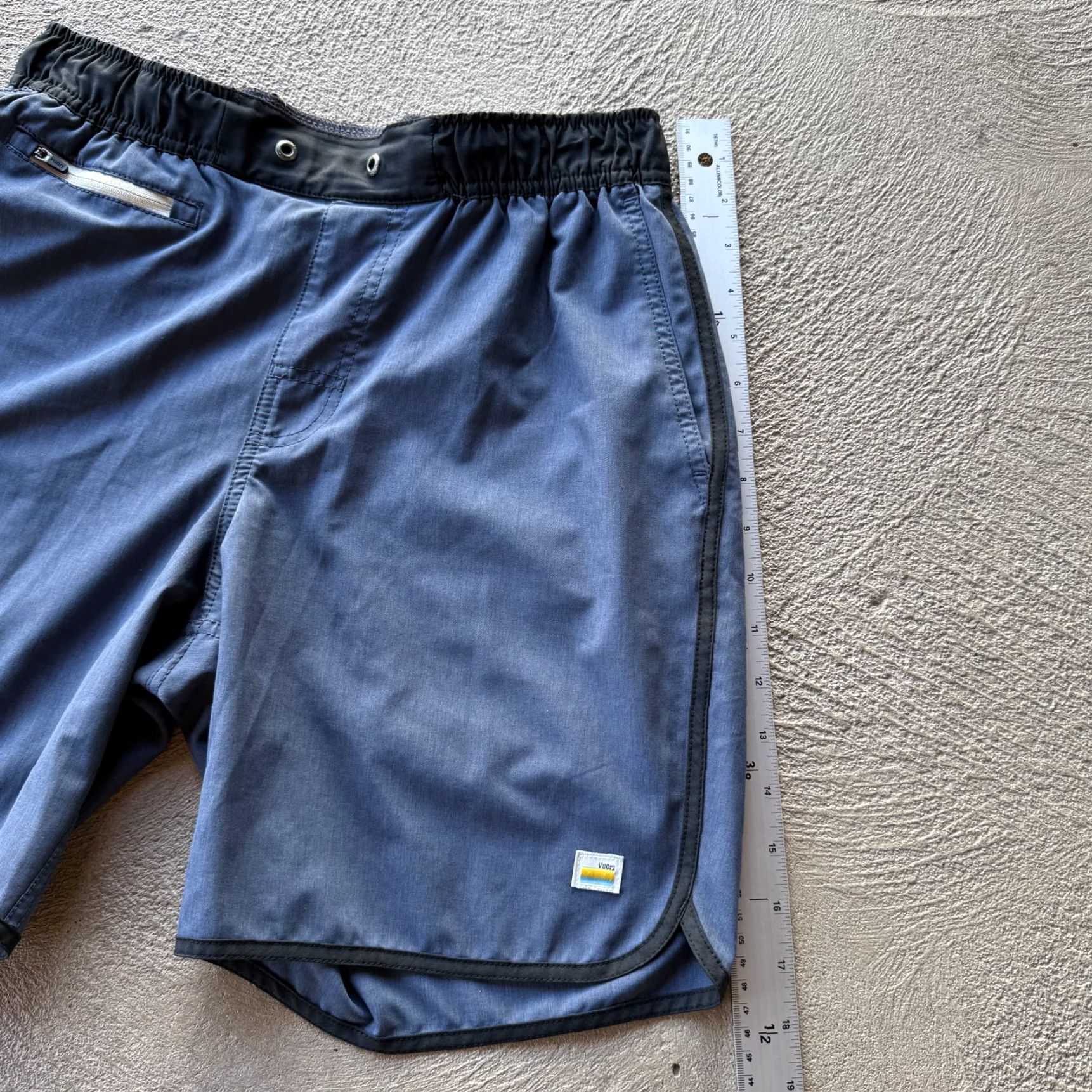 Vuori Vuori Shorts Men S Blue Athletic Elastic Waist Pocket Running Sports Outdoor Size US 29 - 5 Thumbnail