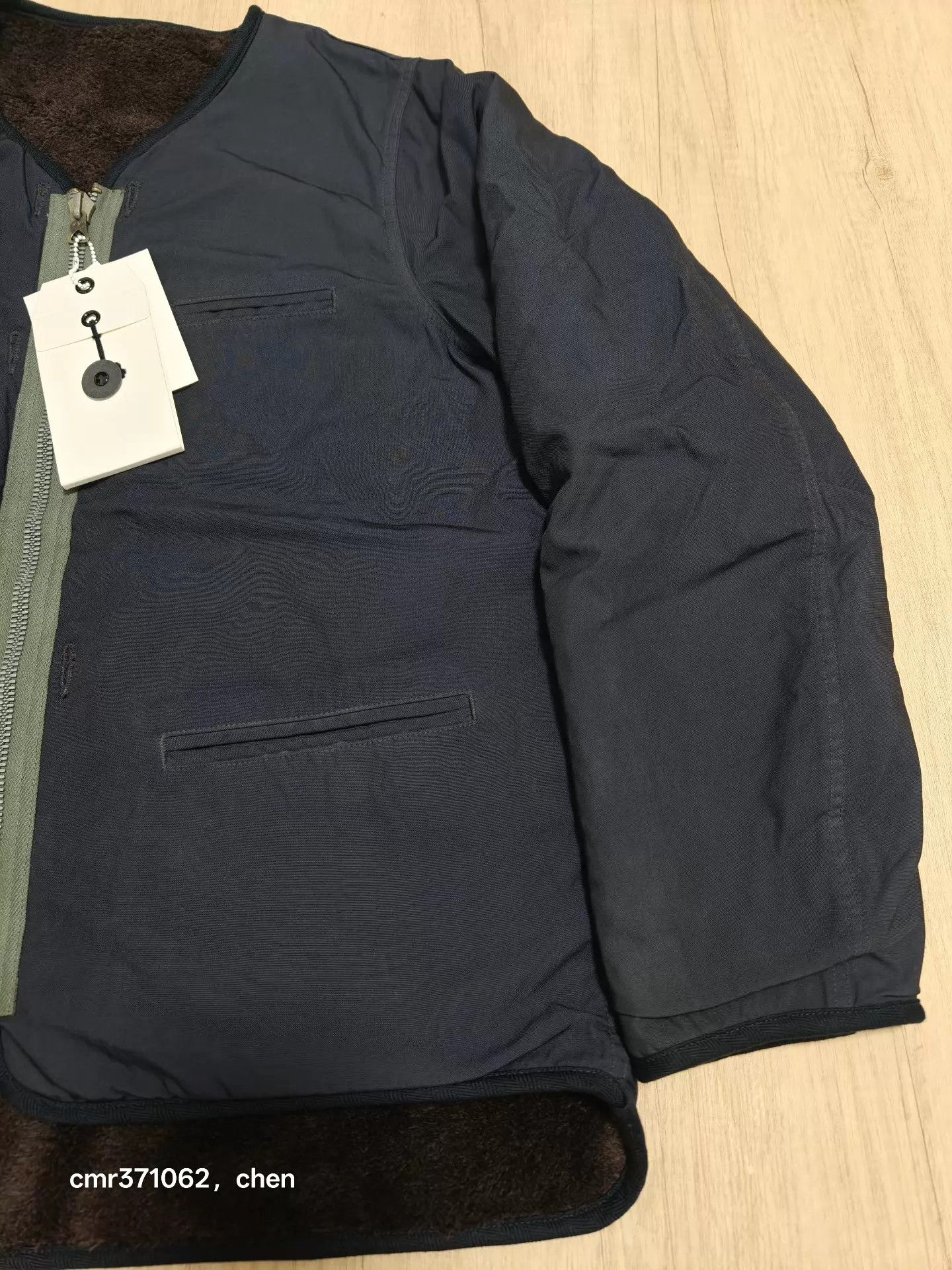 Visvim VISVIM 21AW LINER JKT C/D Military Navy Sz 3 Rev Size US L / EU 52-54 / 3 - 2 Thumbnail