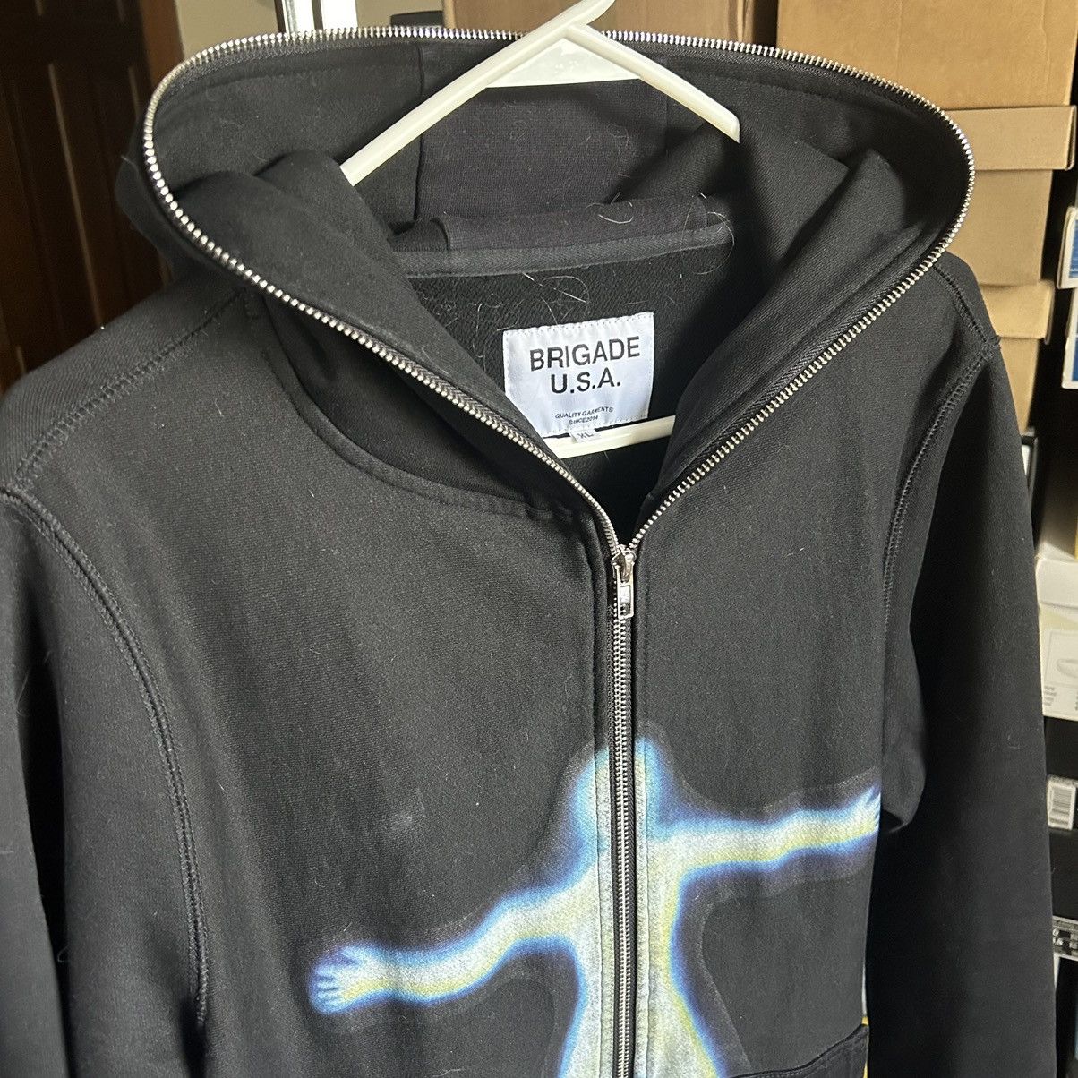 Brigade 2020 BEiNG OF LiGHT FULL ZiP HOODiE SWEATSHiRT Size US L / EU 52-54 / 3 - 14 Thumbnail