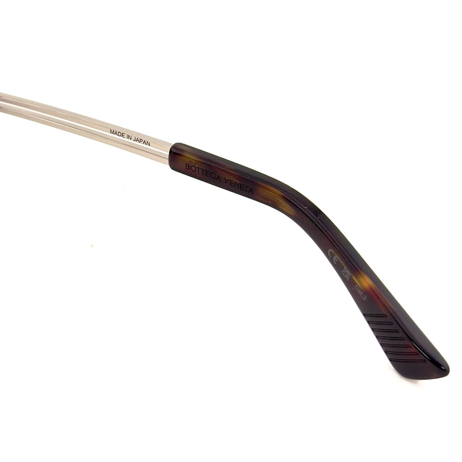 Bottega Veneta BOTTEGA VENETA BOLT BV1381S Narrow Sunglasses 1381 001 Size ONE SIZE - 3 Thumbnail