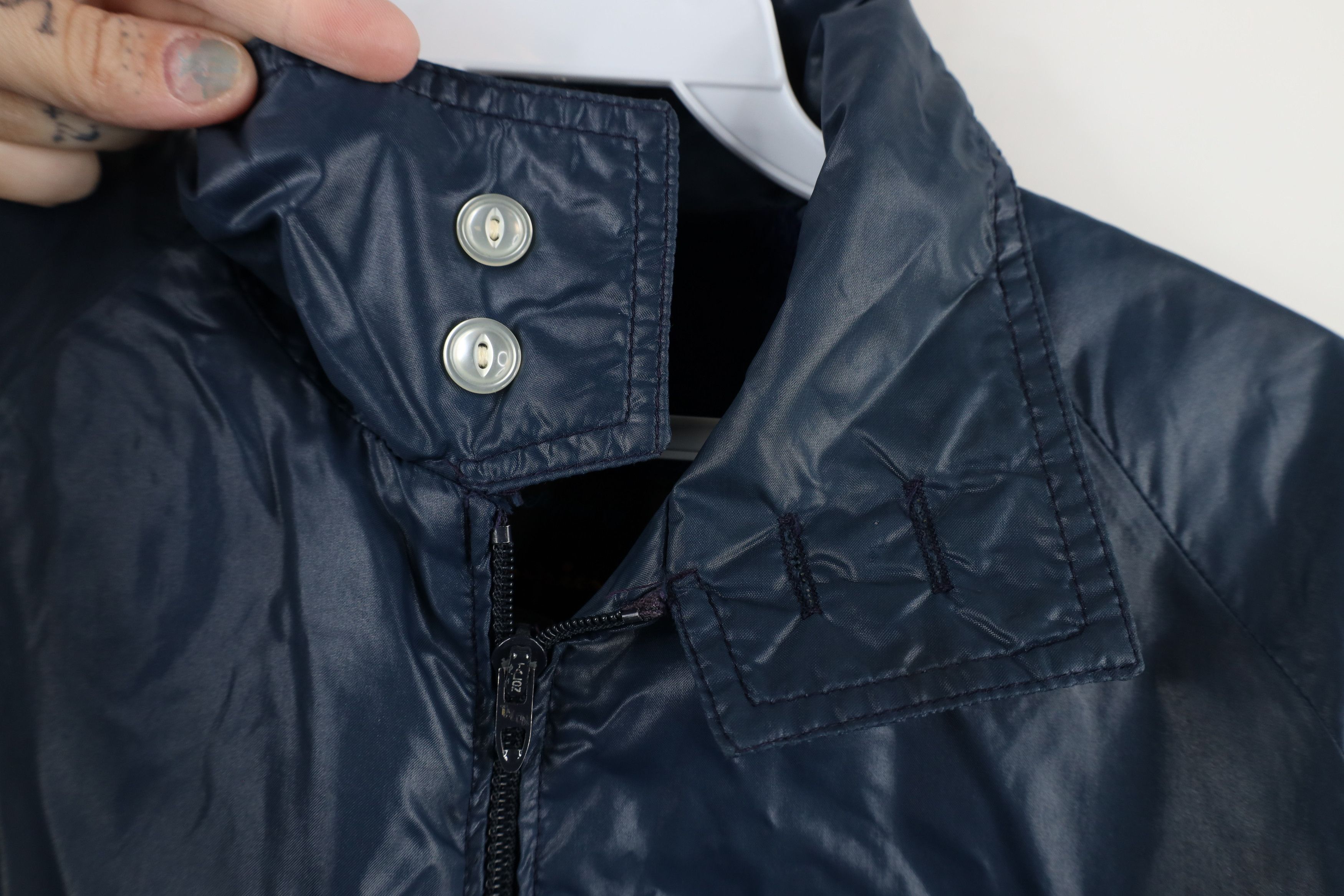 Champion × Vintage Vintage 60s Champion Running Oil Co Lined Jacket Blue USA Size US S / EU 44-46 / 1 - 9 Thumbnail