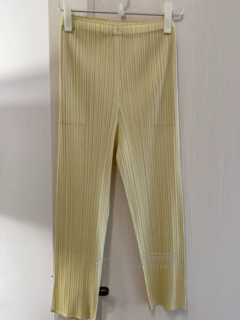 Issey Miyake Issey Miyake size:3 Beige Pants Size 31" - 1 Thumbnail