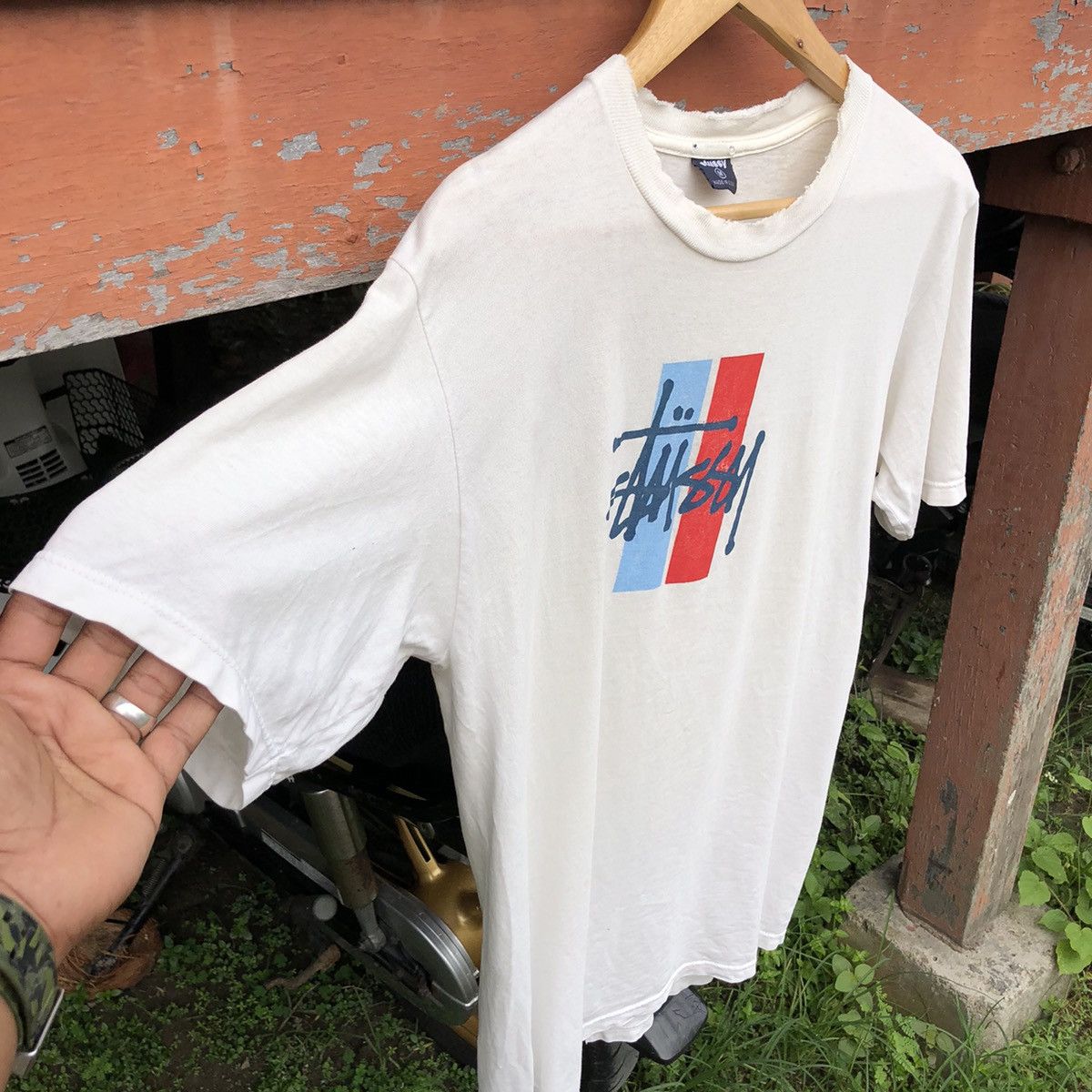 Stussy 🔥Distressed🔥 Vintage 90s Stussy Made in USA Tshirt Size US M / EU 48-50 / 2 - 10 Thumbnail