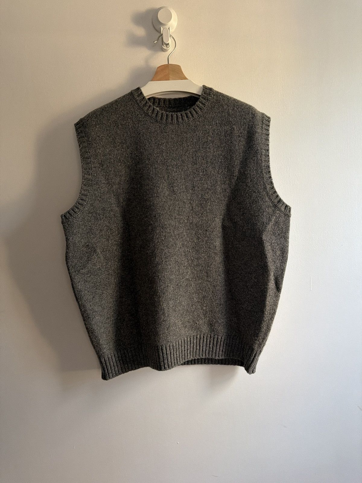 Kapital KAPITAL 5G Wool Bone Sweater Vest Gray Size US L / EU 52-54 / 3 - 3 Thumbnail