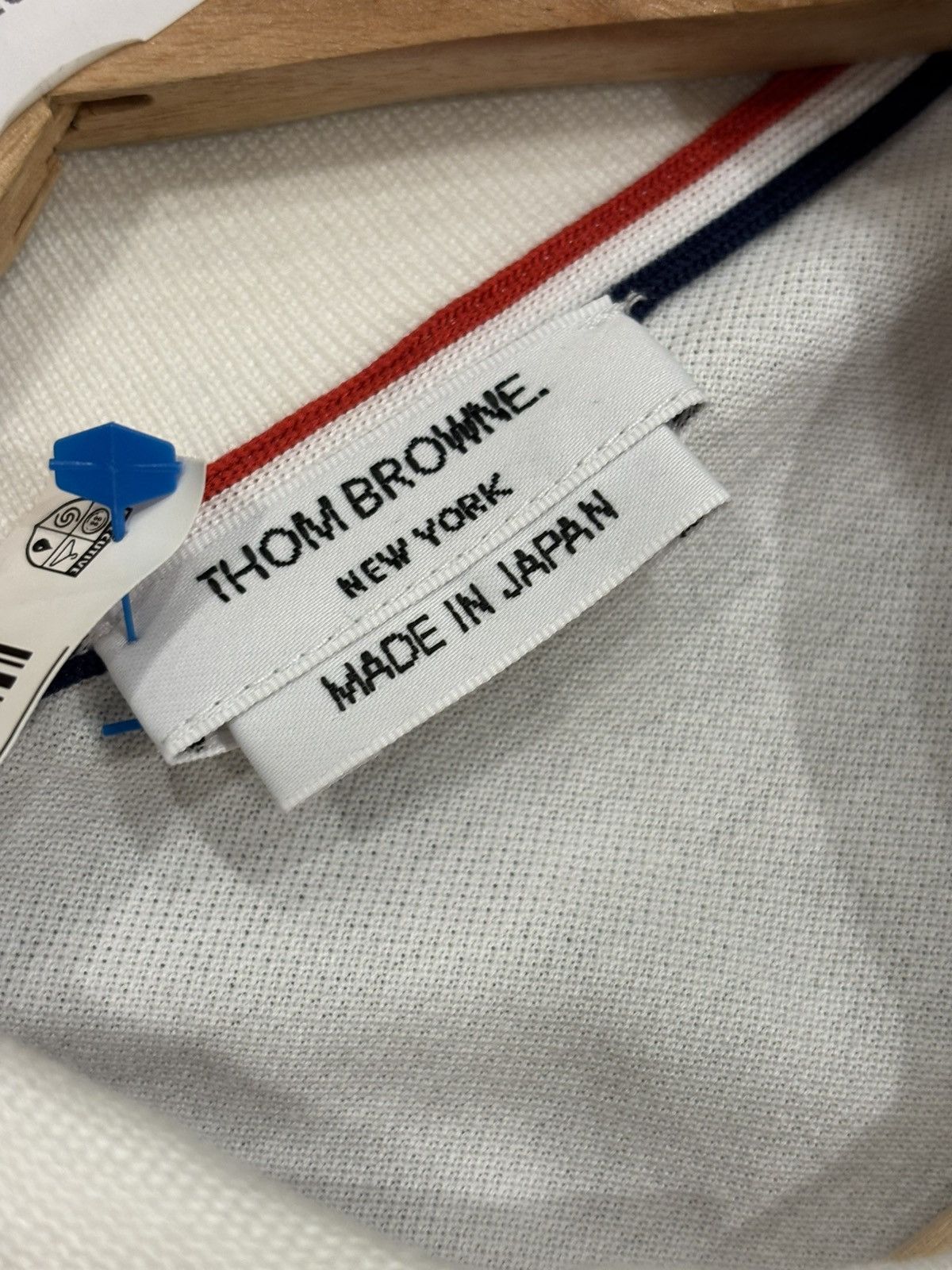 Thom Browne Thom Browne White Polo Tee Size US S / EU 44-46 / 1 - 3 Thumbnail