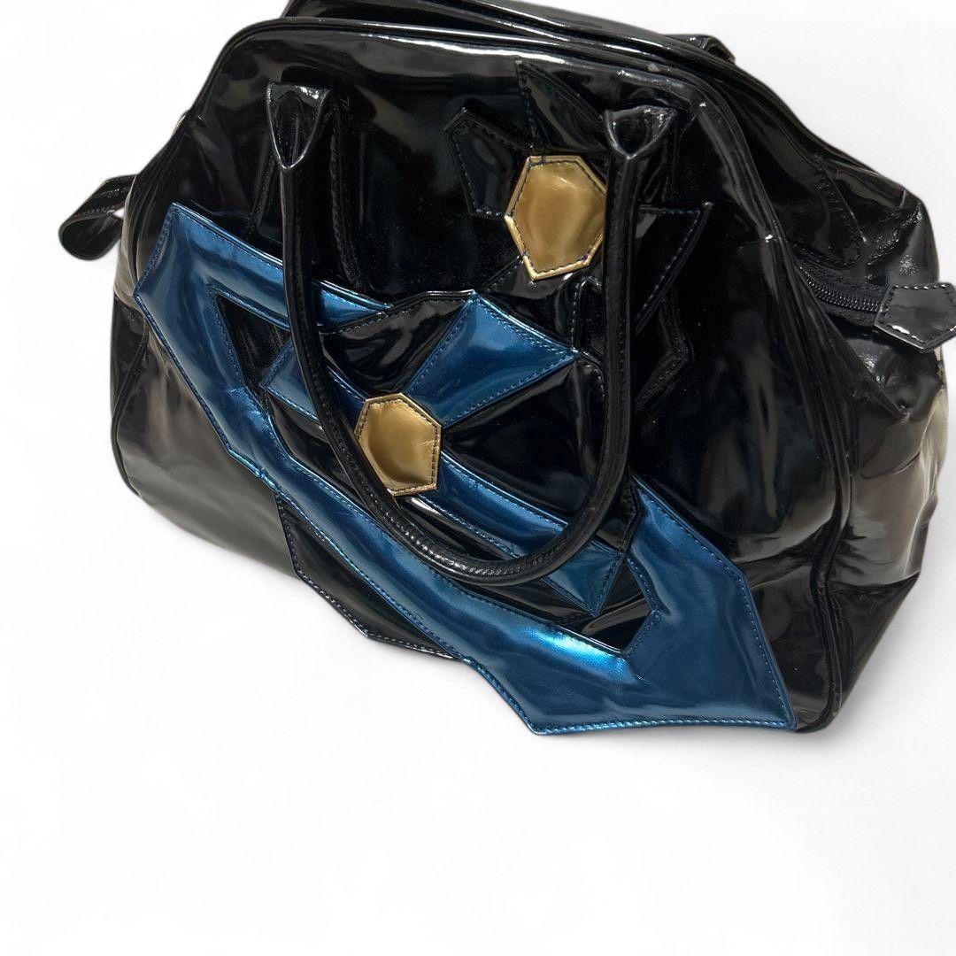 Vivienne Westwood Vivienne Westwood - Black Leather Gold Orb Handbag Size ONE SIZE - 4 Thumbnail