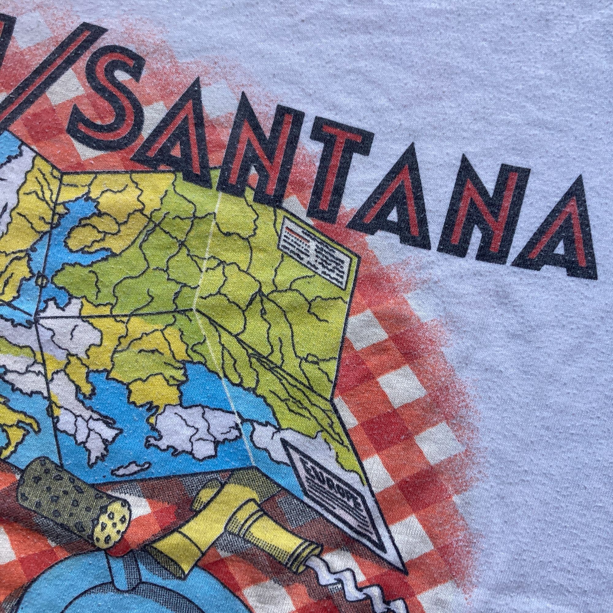 Other Bob Dylan/Santana European Tour 1984 Vintage T-Shirt Single Size US L / EU 52-54 / 3 - 4 Thumbnail