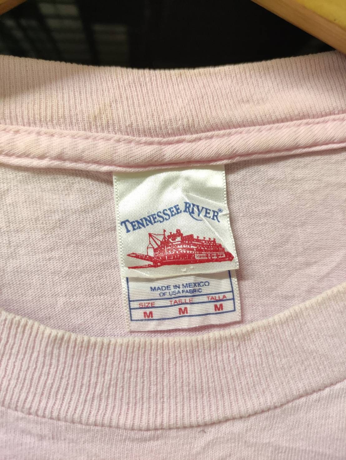 Cartoon Network Vtg 00's Pink Panther Big Face Tennessee River T-Shirt Size US M / EU 48-50 / 2 - 7 Thumbnail