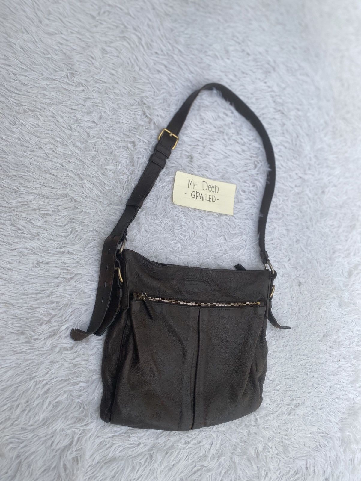Prada Rare PRADA Leather Cross Body Bag Size ONE SIZE - 19 Thumbnail